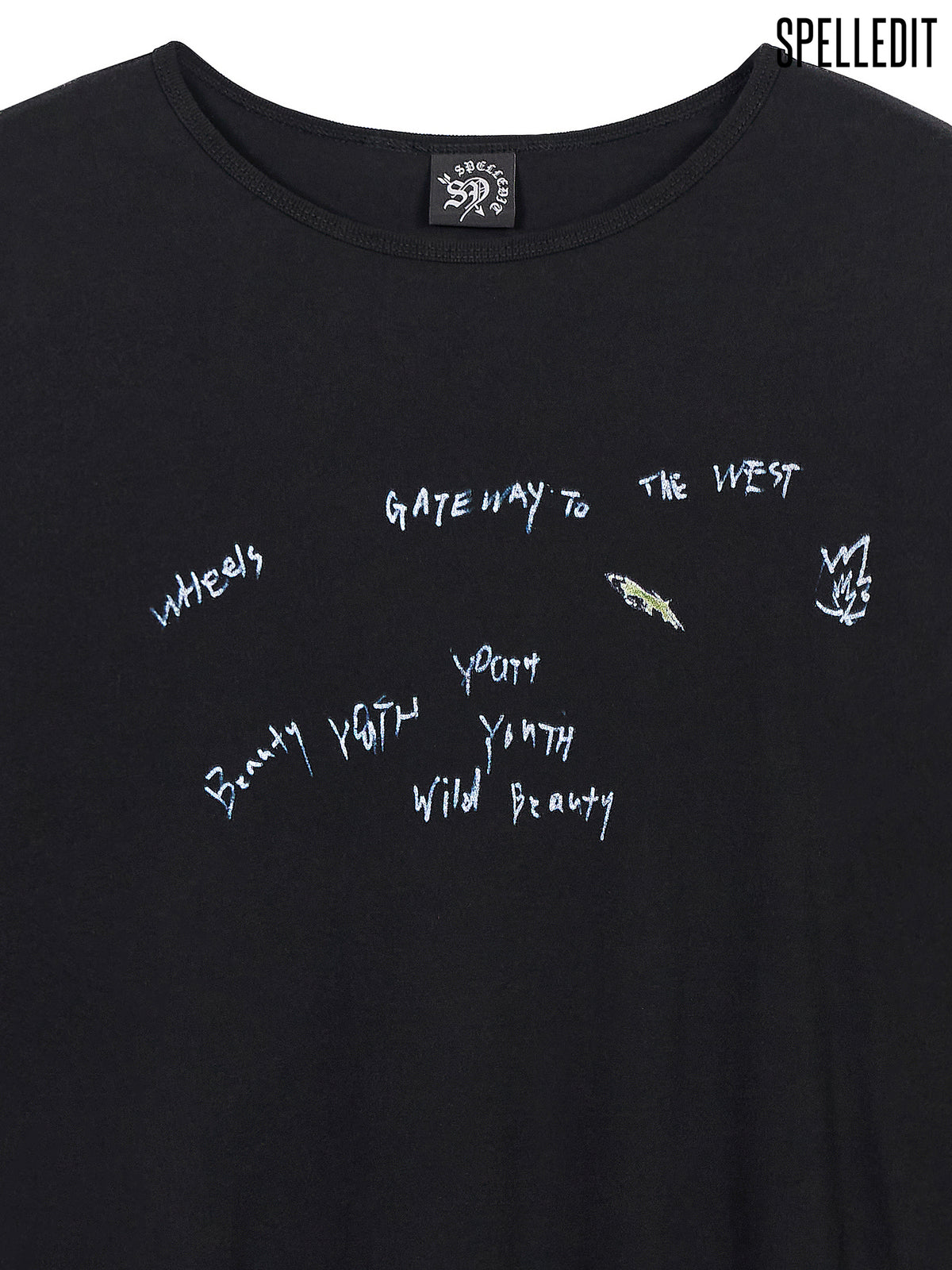 HAND DRAWN LONG SLEEVE T-SHIRT
