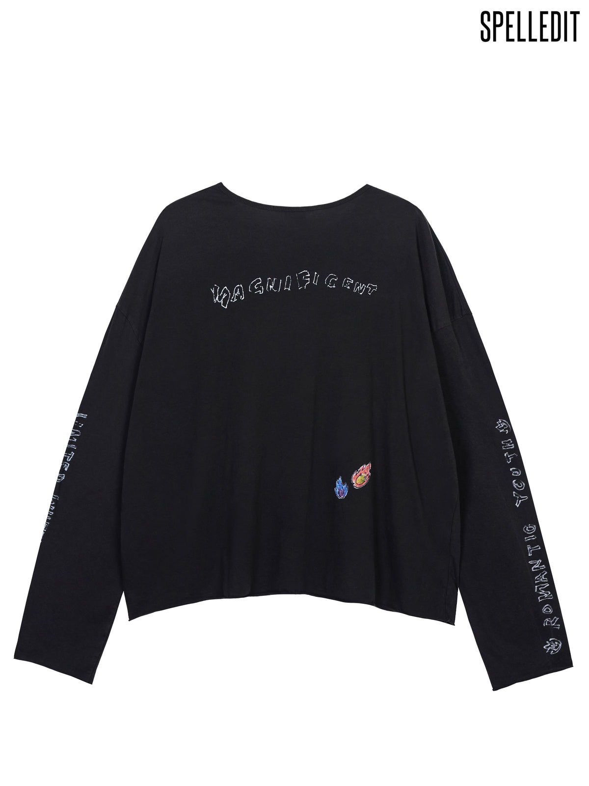 HAND DRAWN LONG SLEEVE T-SHIRT
