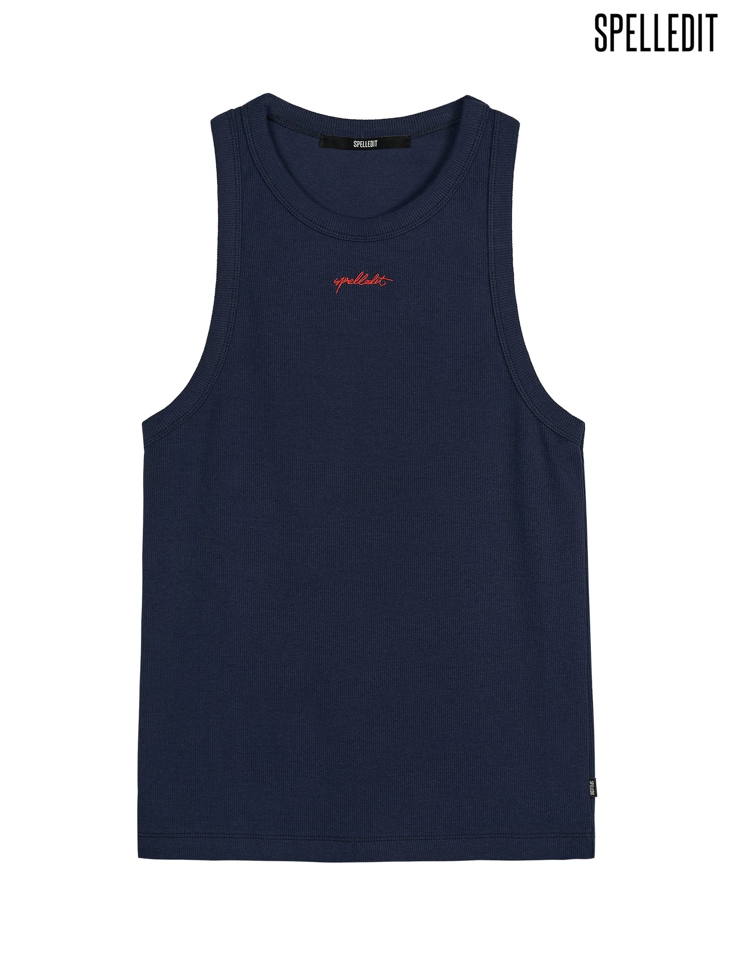 [6/22 PRE]BASIC LOGO RIBBED SLEEVELESS