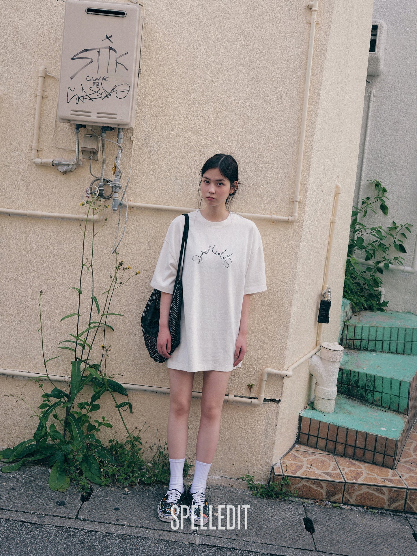 ROUND LOGO T-SHIRT DRESS