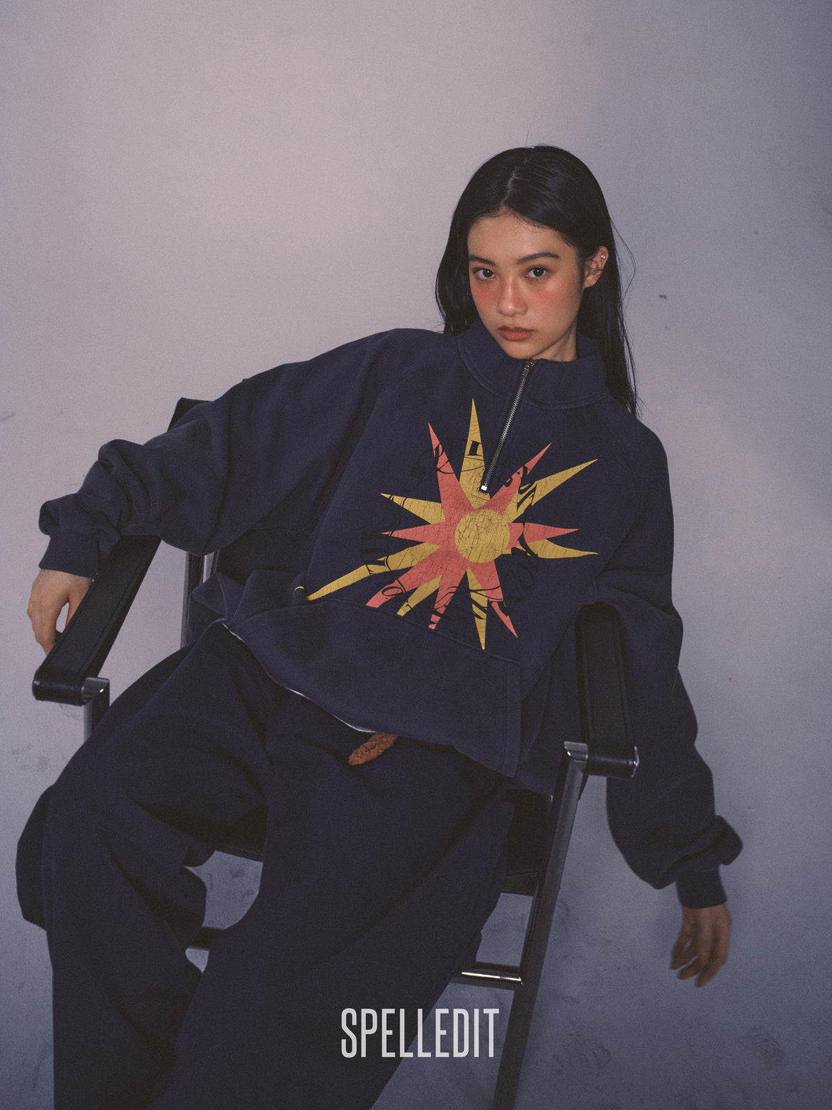 SUNSHINE HALF-ZIP SWEATSHIRT