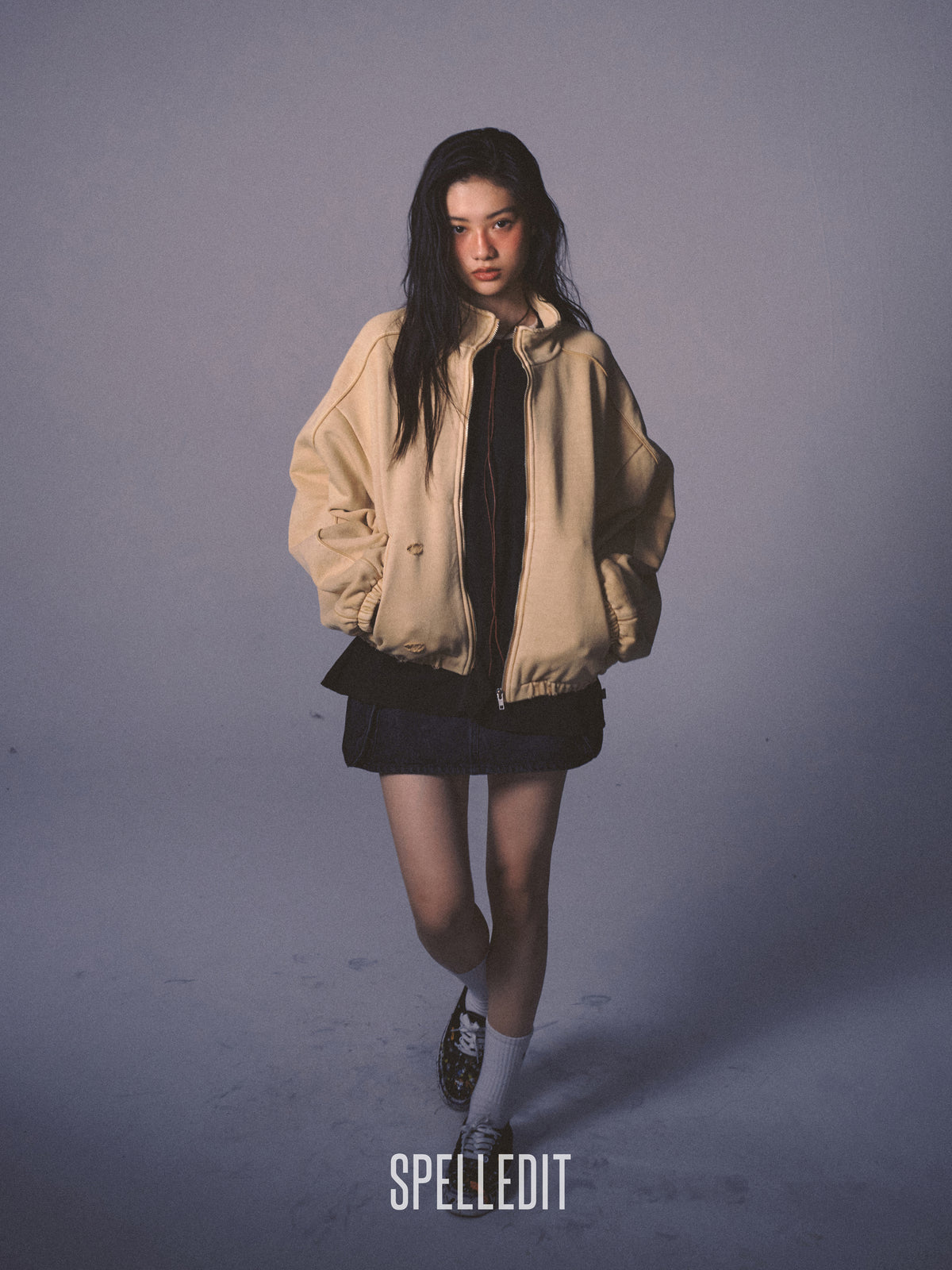 COTTON HIGH NECK ANORAK