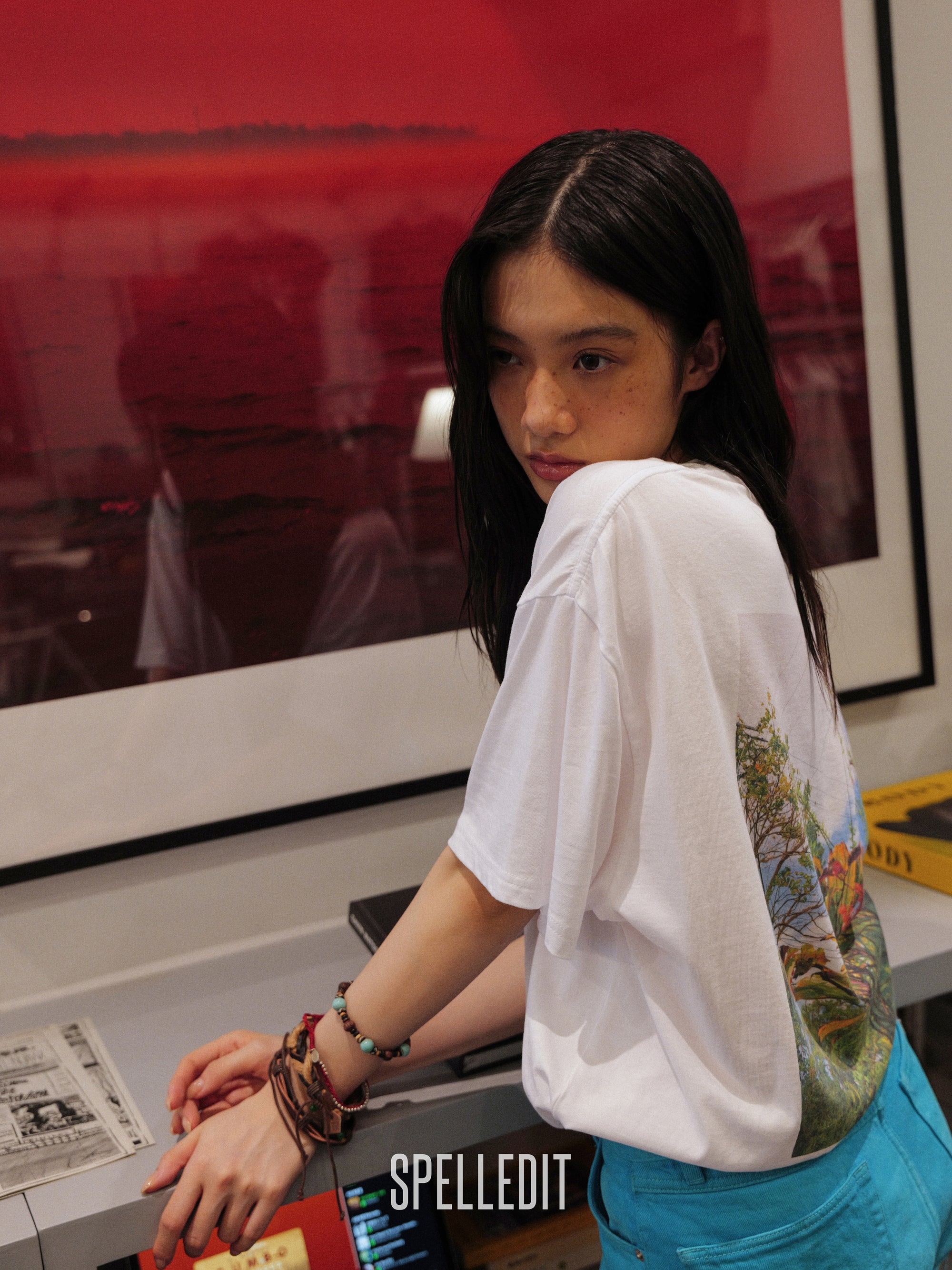 [6/22 PRE]FLOWER SCENERY T-SHIRT