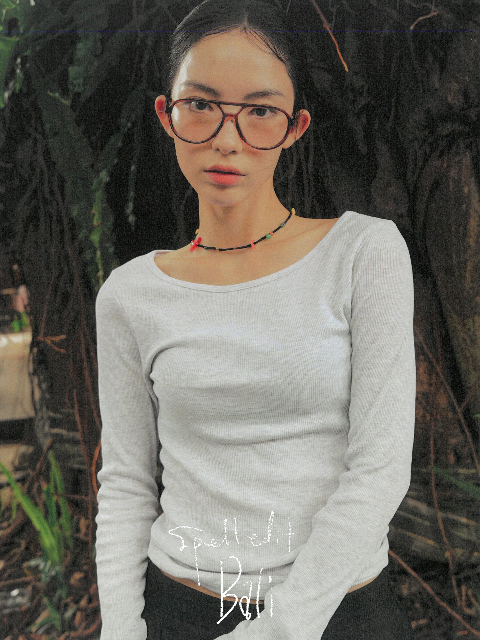 BOAT NECK LONG SLEEVE T-SHIRT