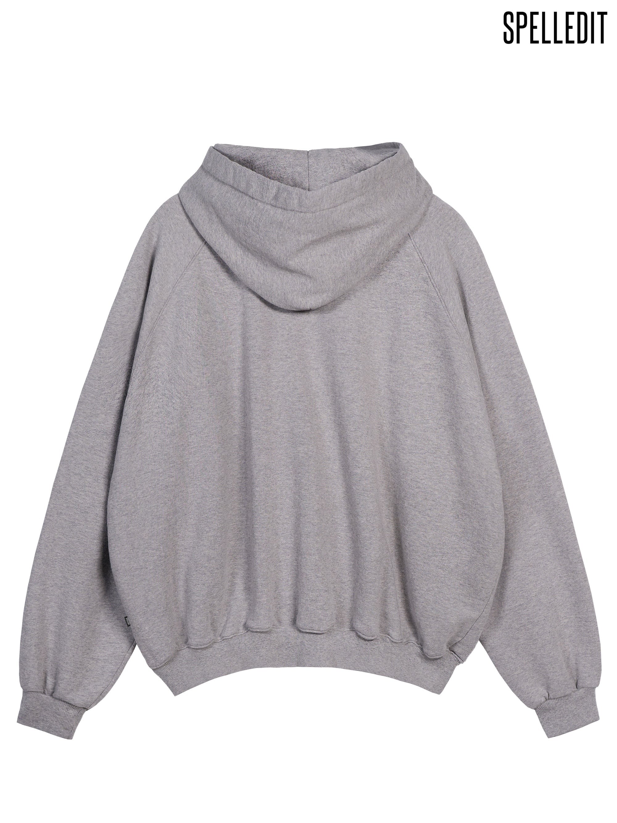 LETTERING RAGLAN HOODIE