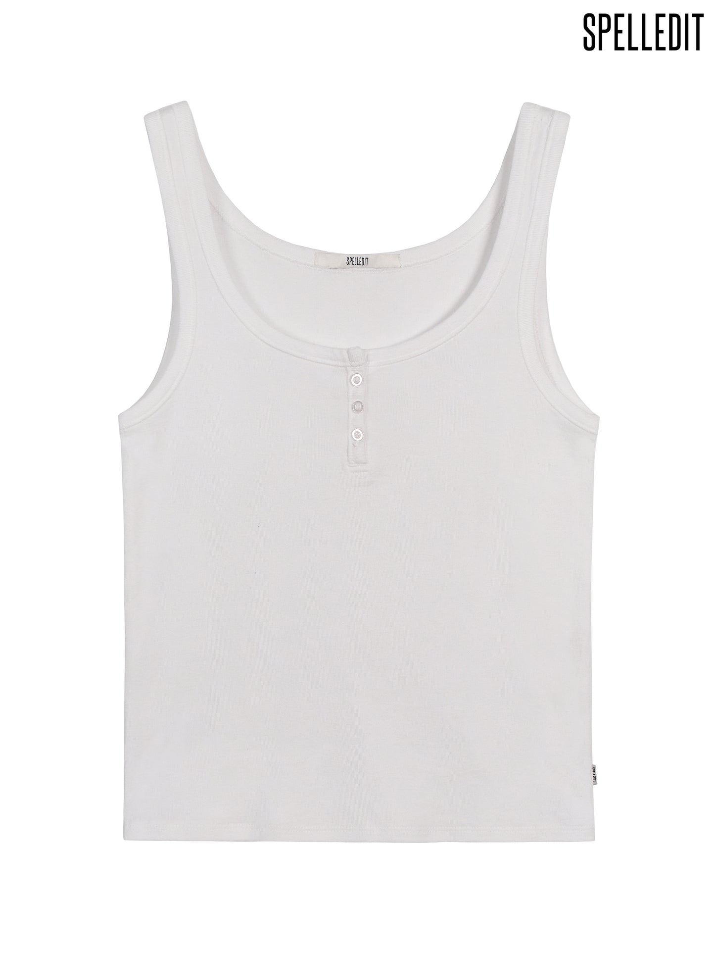 BUTTON HENLEY SLEEVELESS