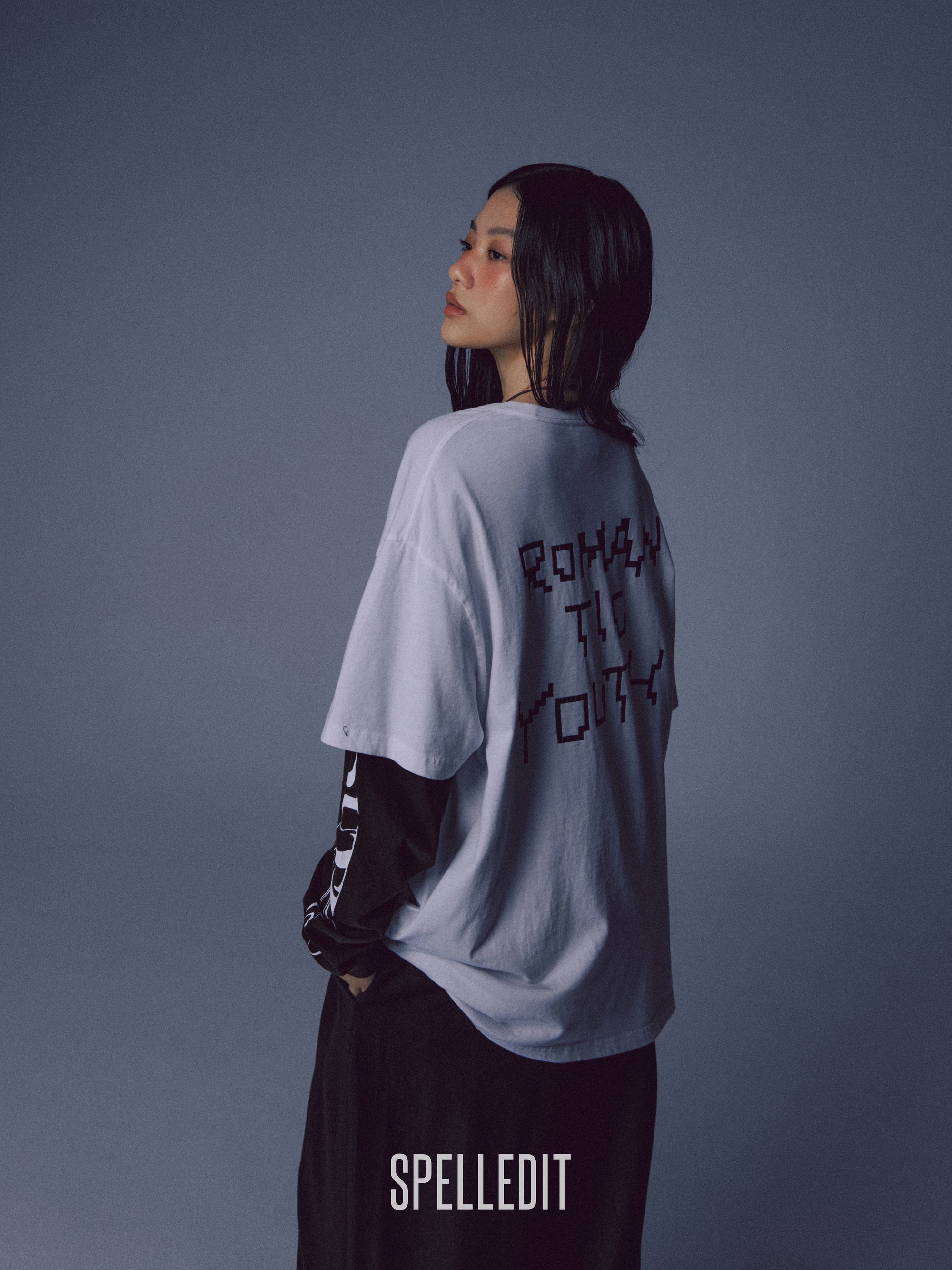 [9/7 PRE]SLOGAN LONG SLEEVE T-SHIRT