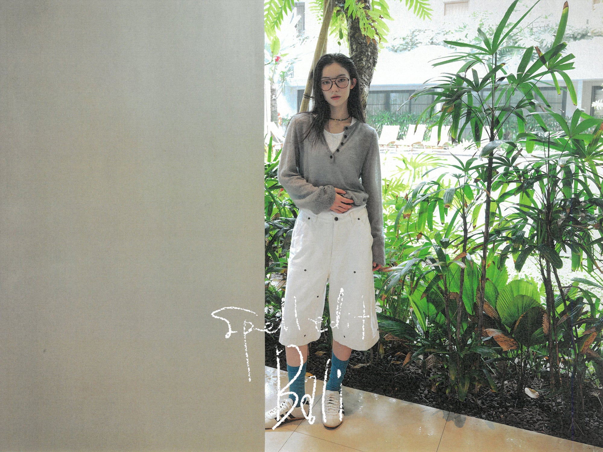 HENLEY NECK KNIT