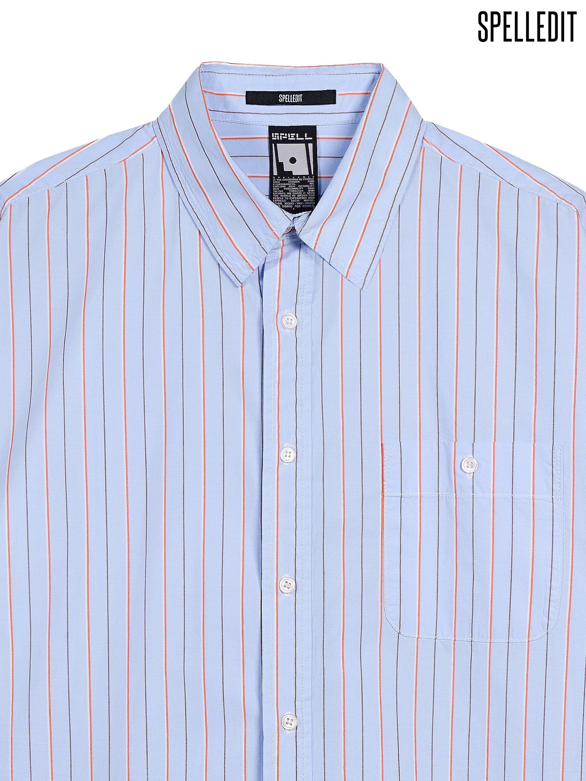 CHAIN STITCH STRIPE SHIRT