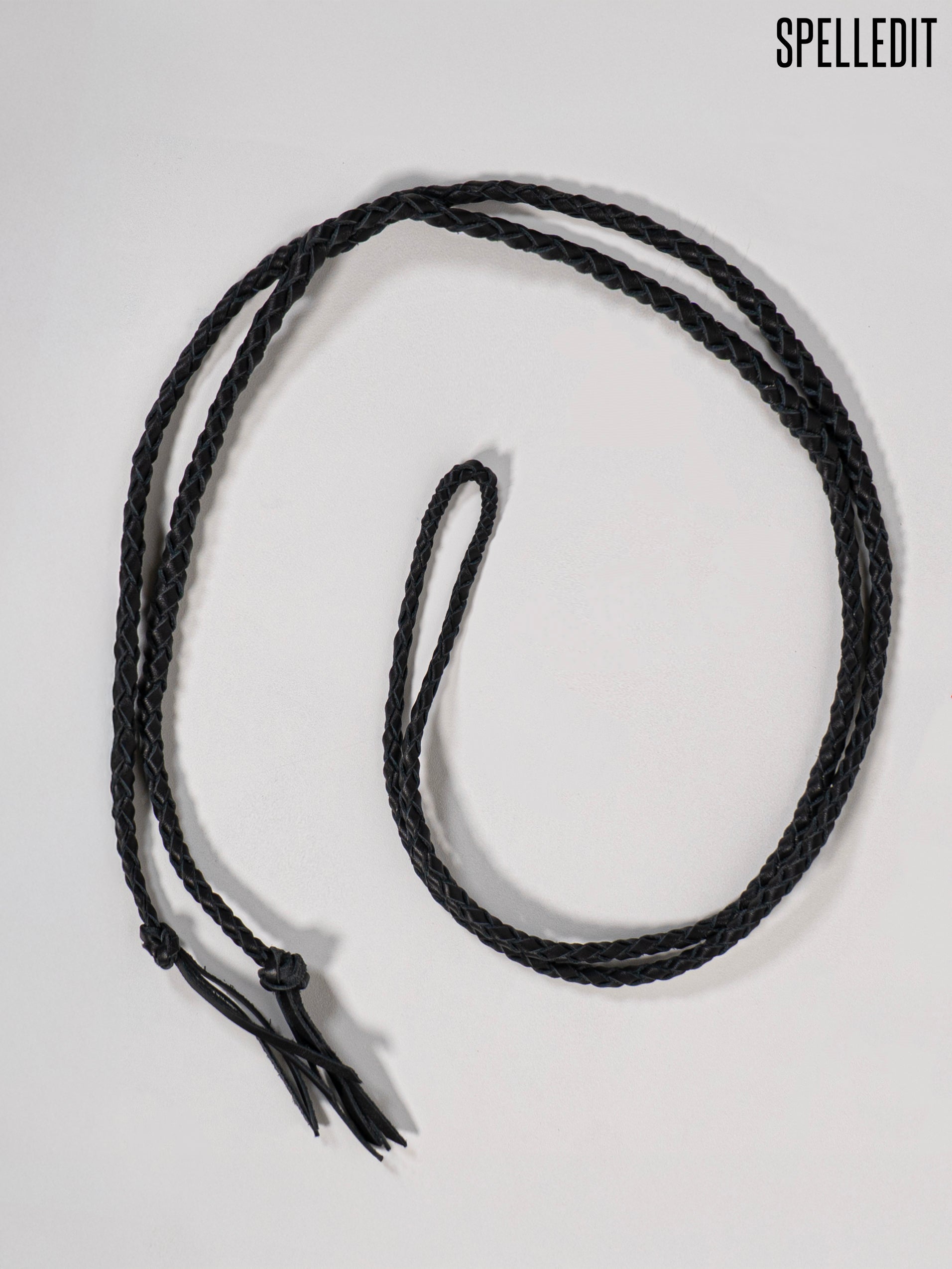 BRAIDED LEATHER BELT