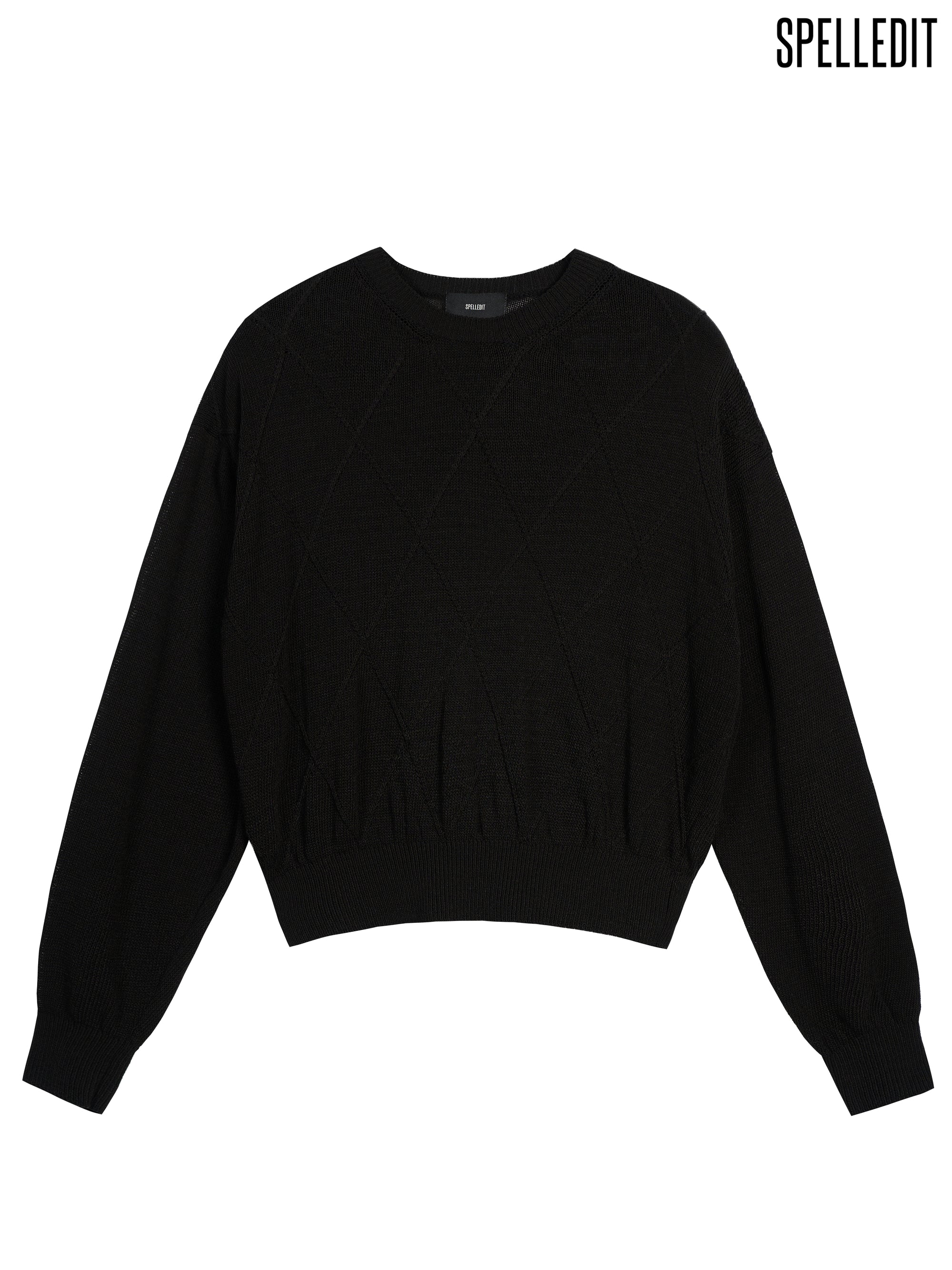 SHEER FISHERMAN KNIT