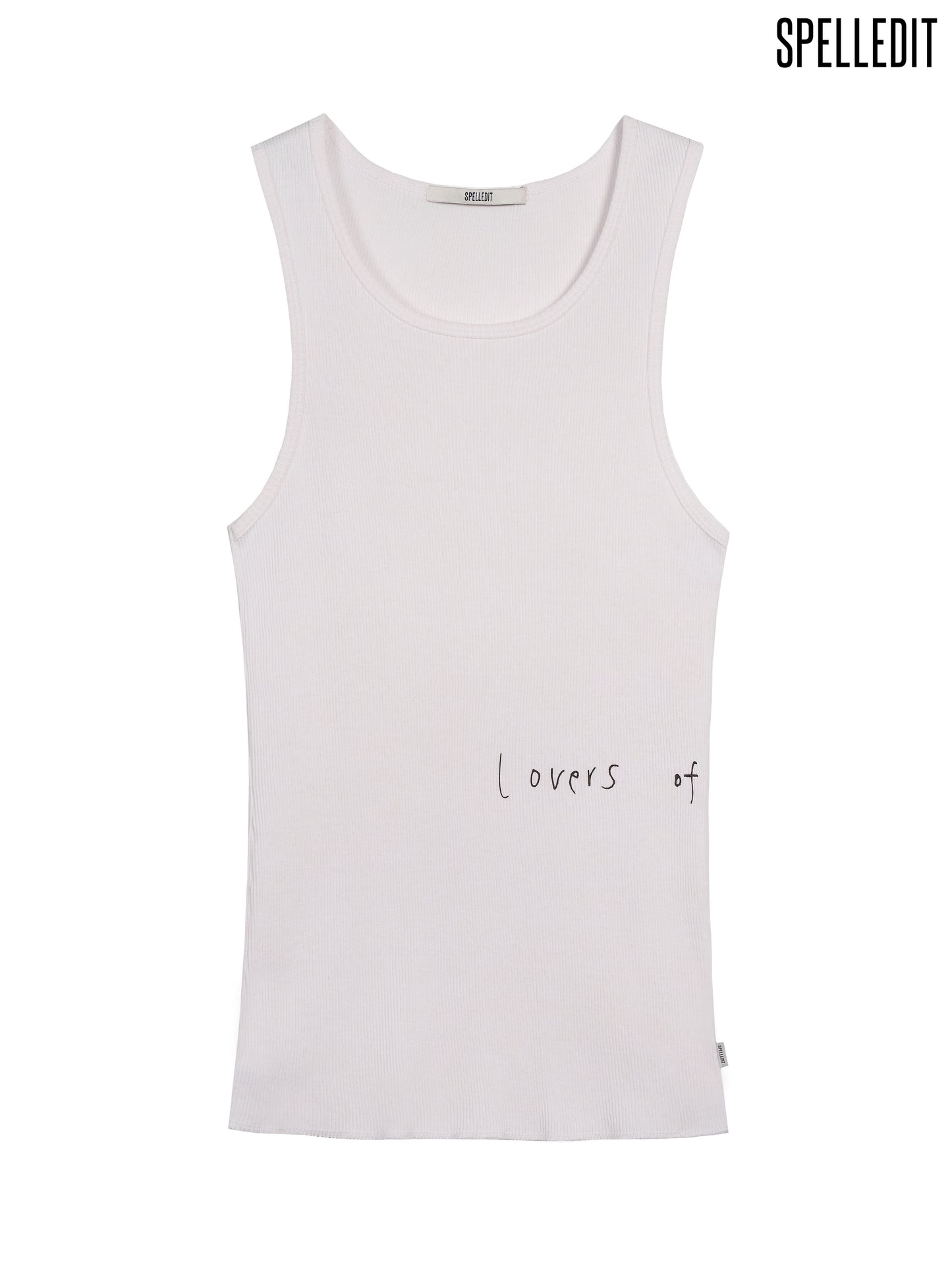 SIDE LETTERING SLEEVELESS