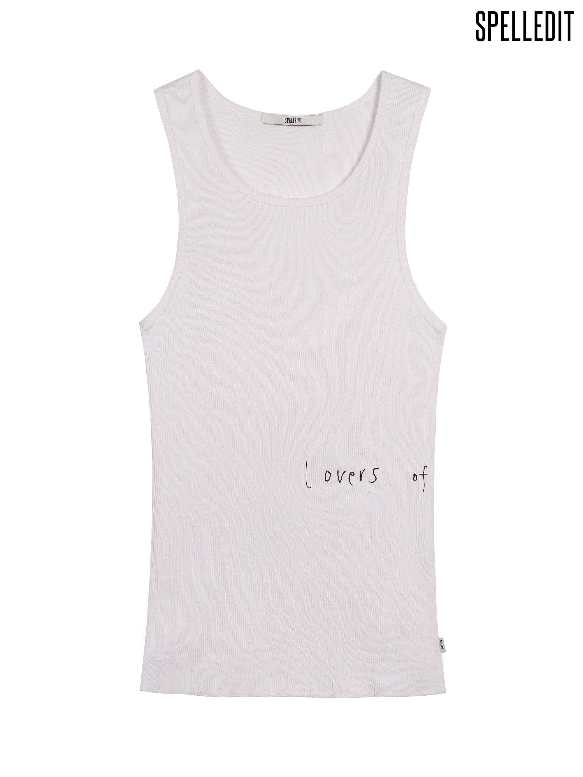 SIDE LETTERING SLEEVELESS