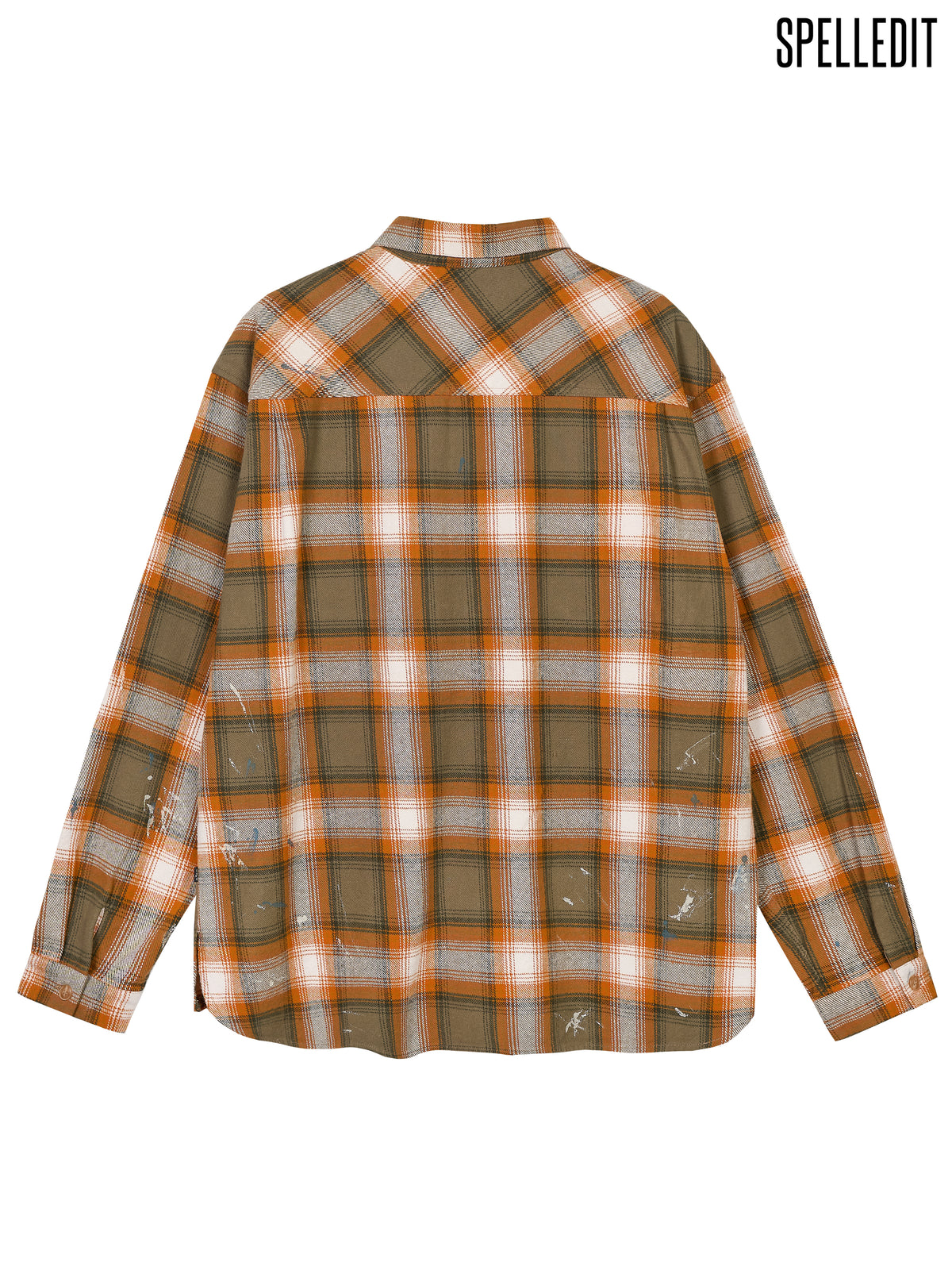 CHECK PAINT SHIRT