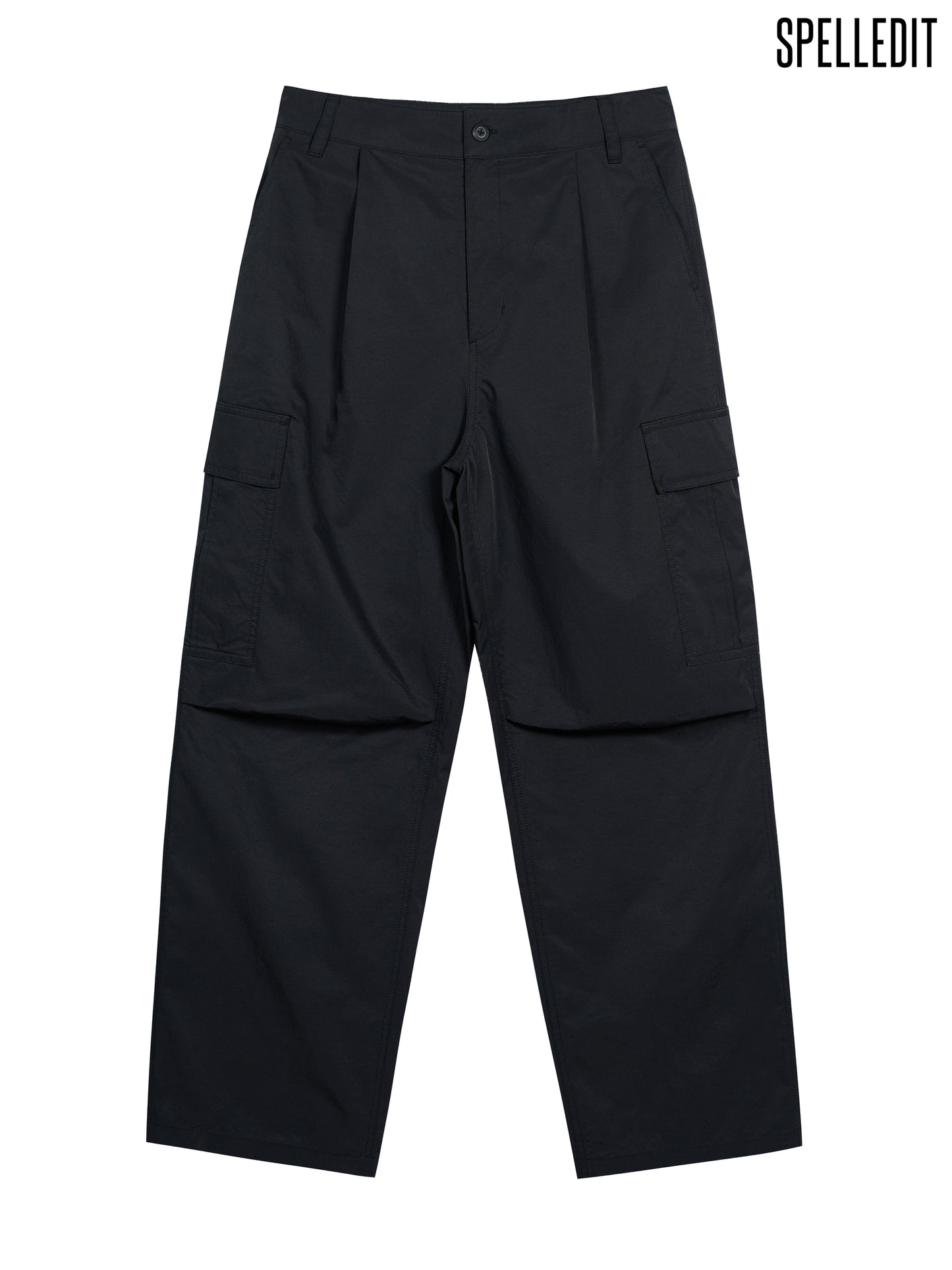 SINGLE PLEAT POCKET CARGO PANTS