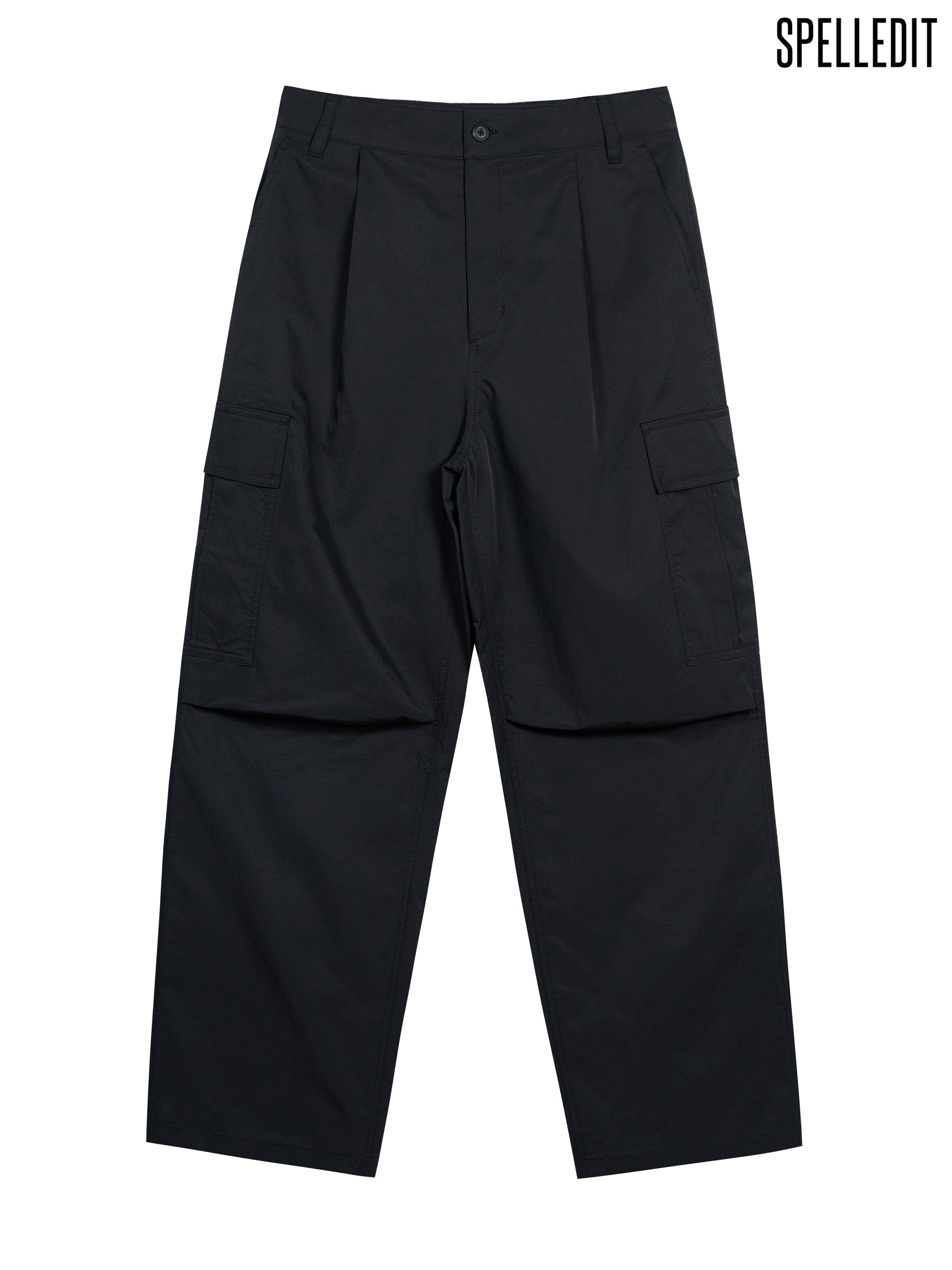 SINGLE PLEAT POCKET CARGO PANTS