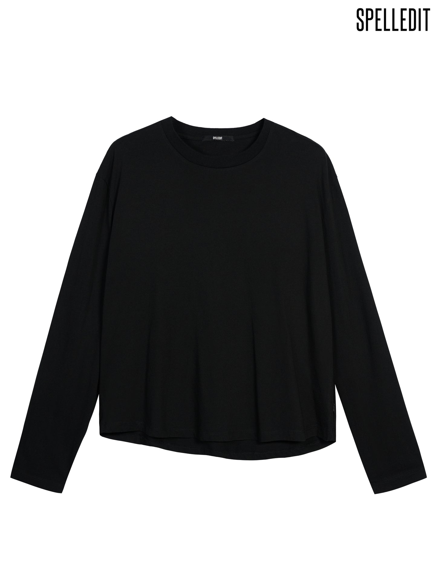 BASIC LOOSE-FIT LONG SLEEVE T-SHIRT