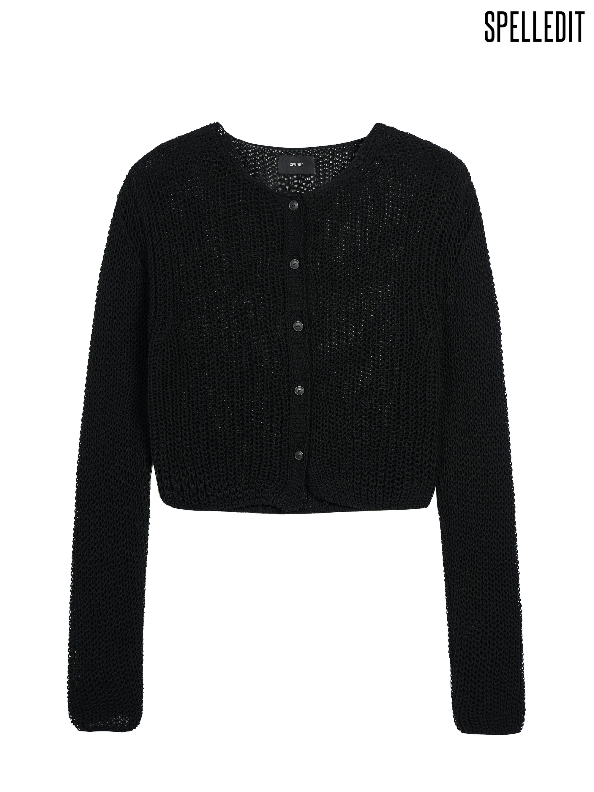 HACHI BOAT NECK CARDIGAN