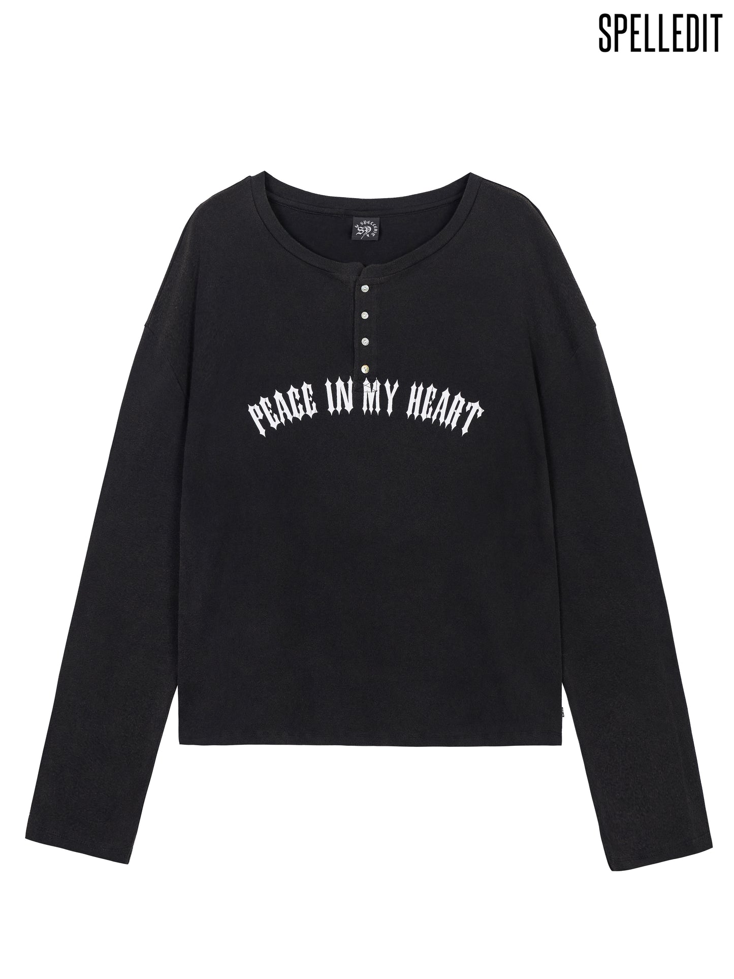 [9/7 PRE]LOOSE FIT HENLEY LONG SLEEVE T-SHIRT