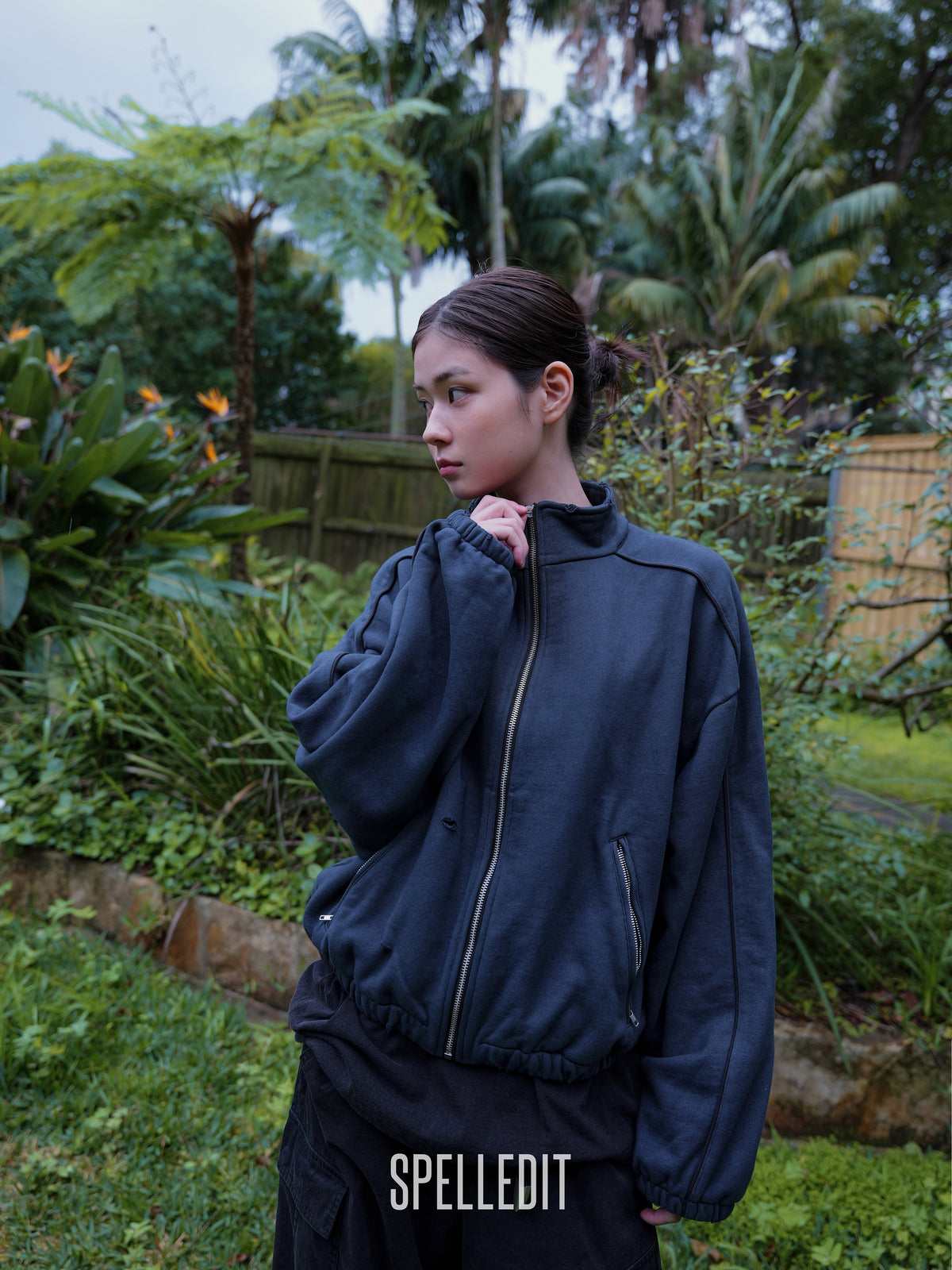 COTTON HIGH NECK ANORAK