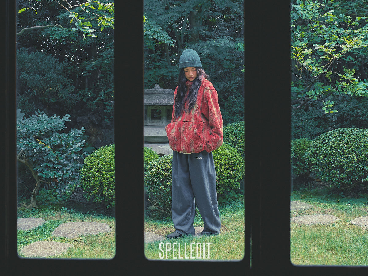 SPELL logo detailed frenchterry pants
