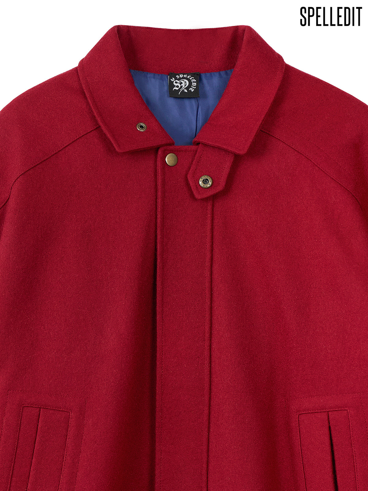 Melton Zip up Blouson
