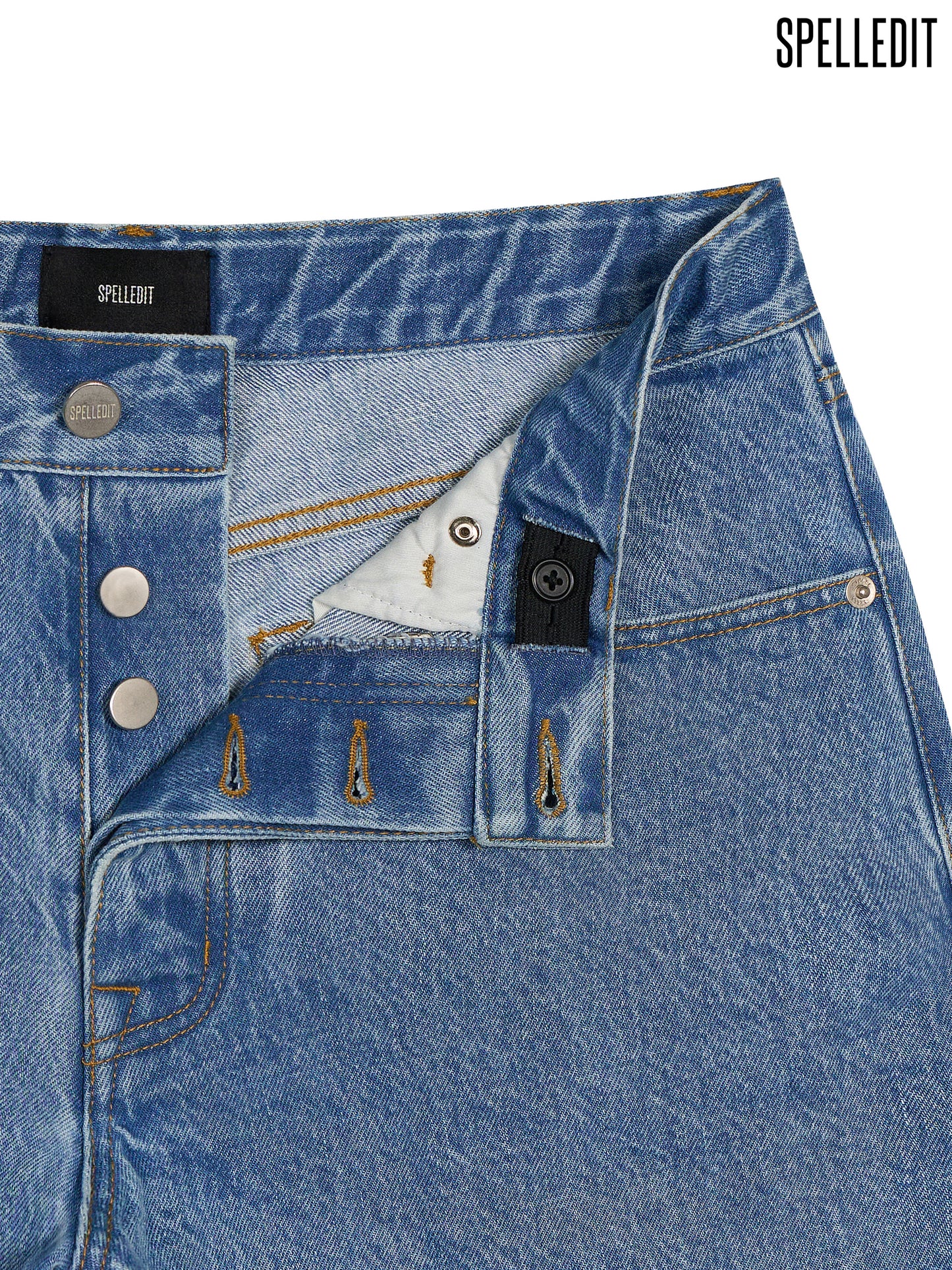 [6/22 PRE]DENIM 3/4 SHORTS