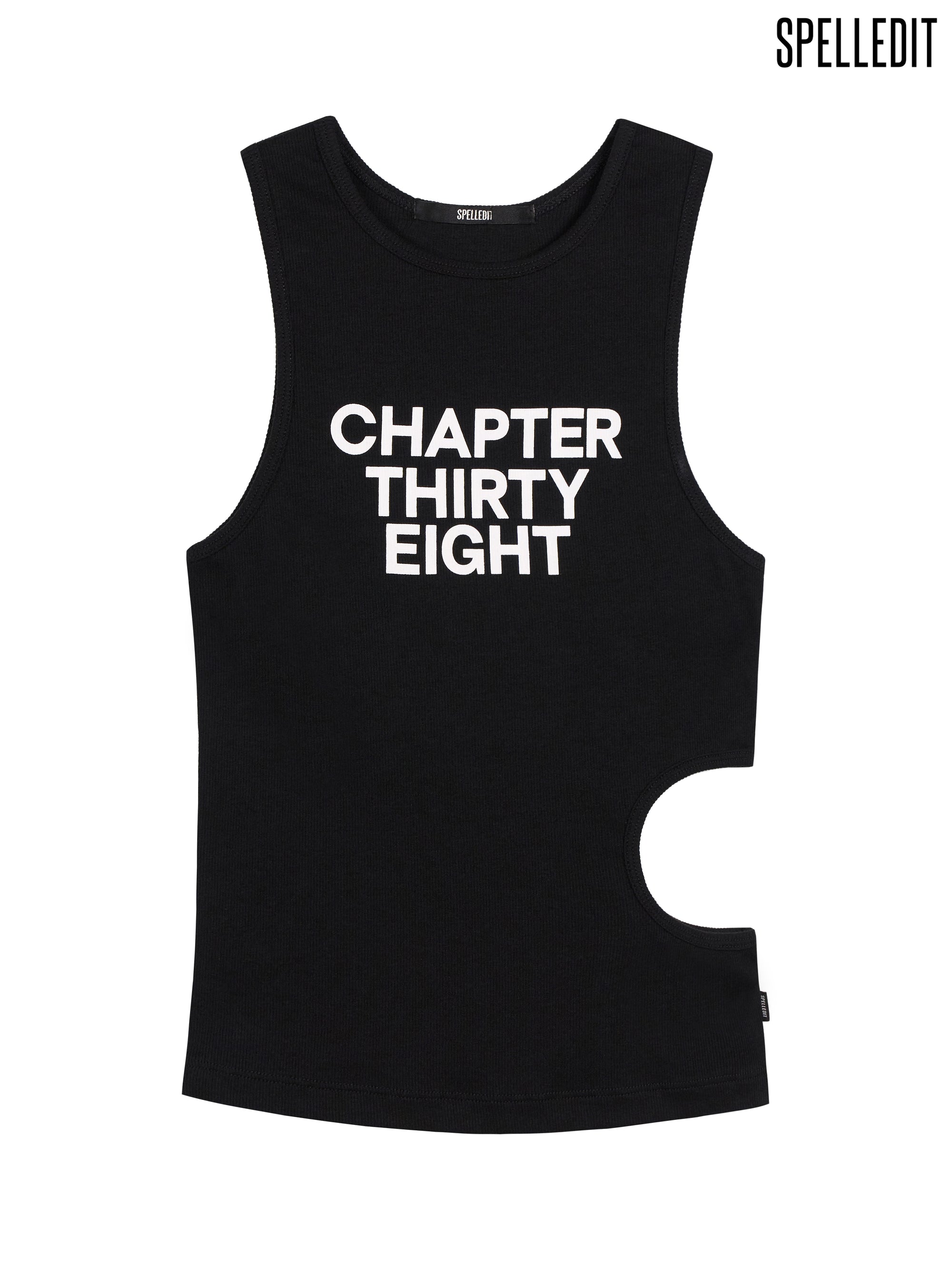 WAIST CUT-OUT SLEEVELESS
