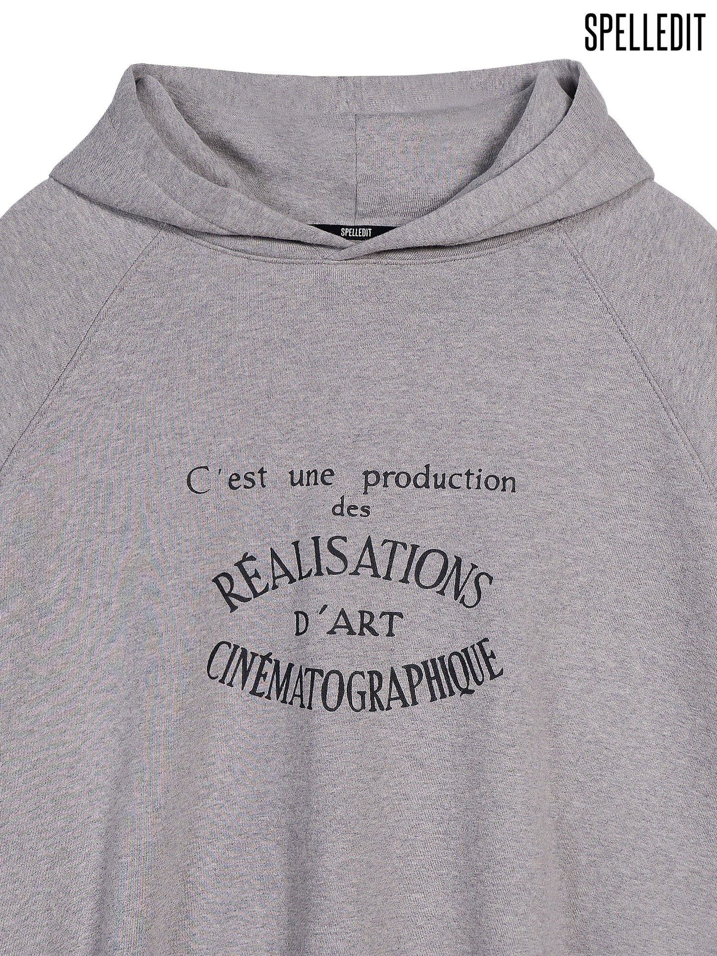 LETTERING RAGLAN HOODIE