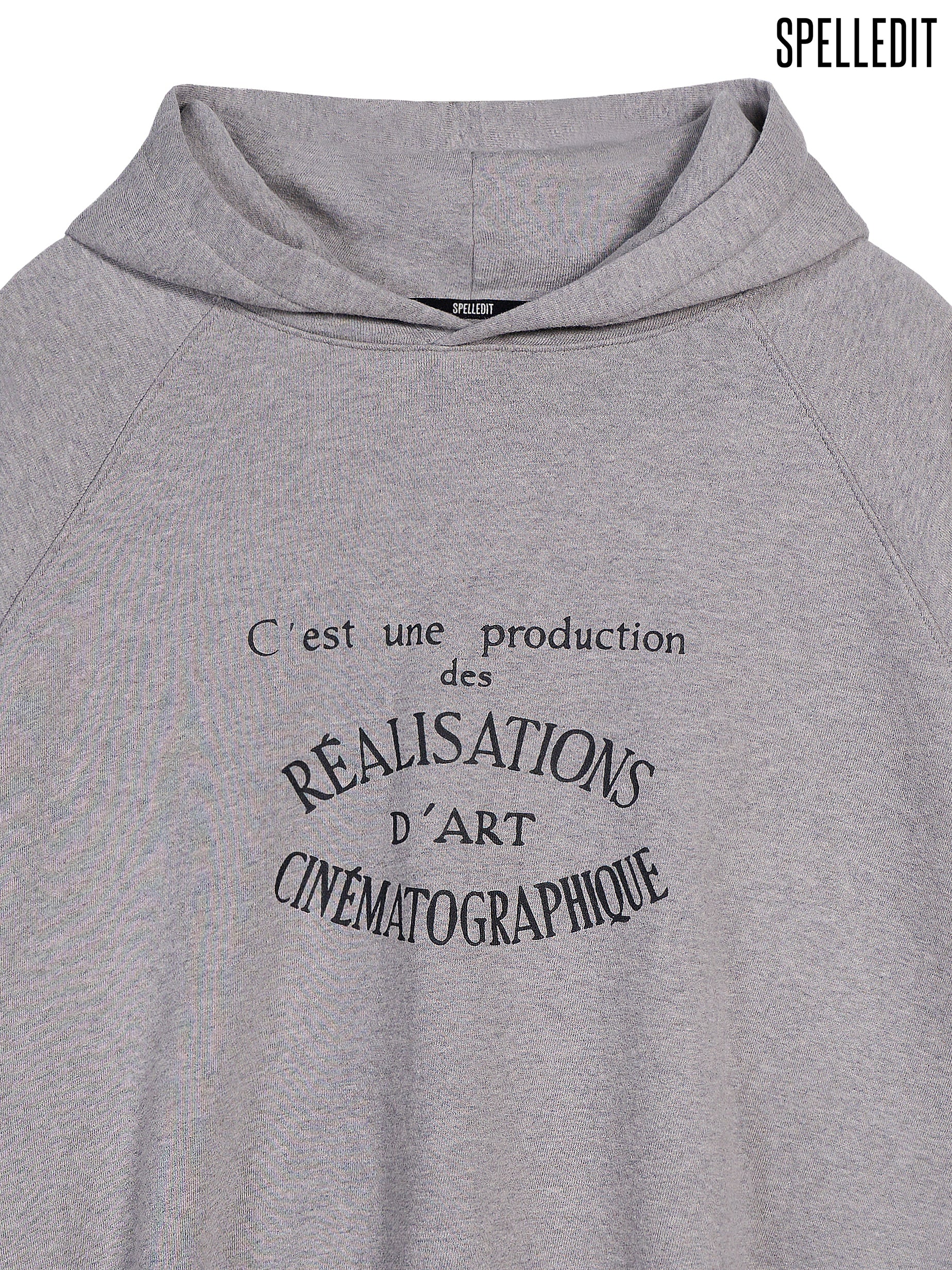 LETTERING RAGLAN HOODIE
