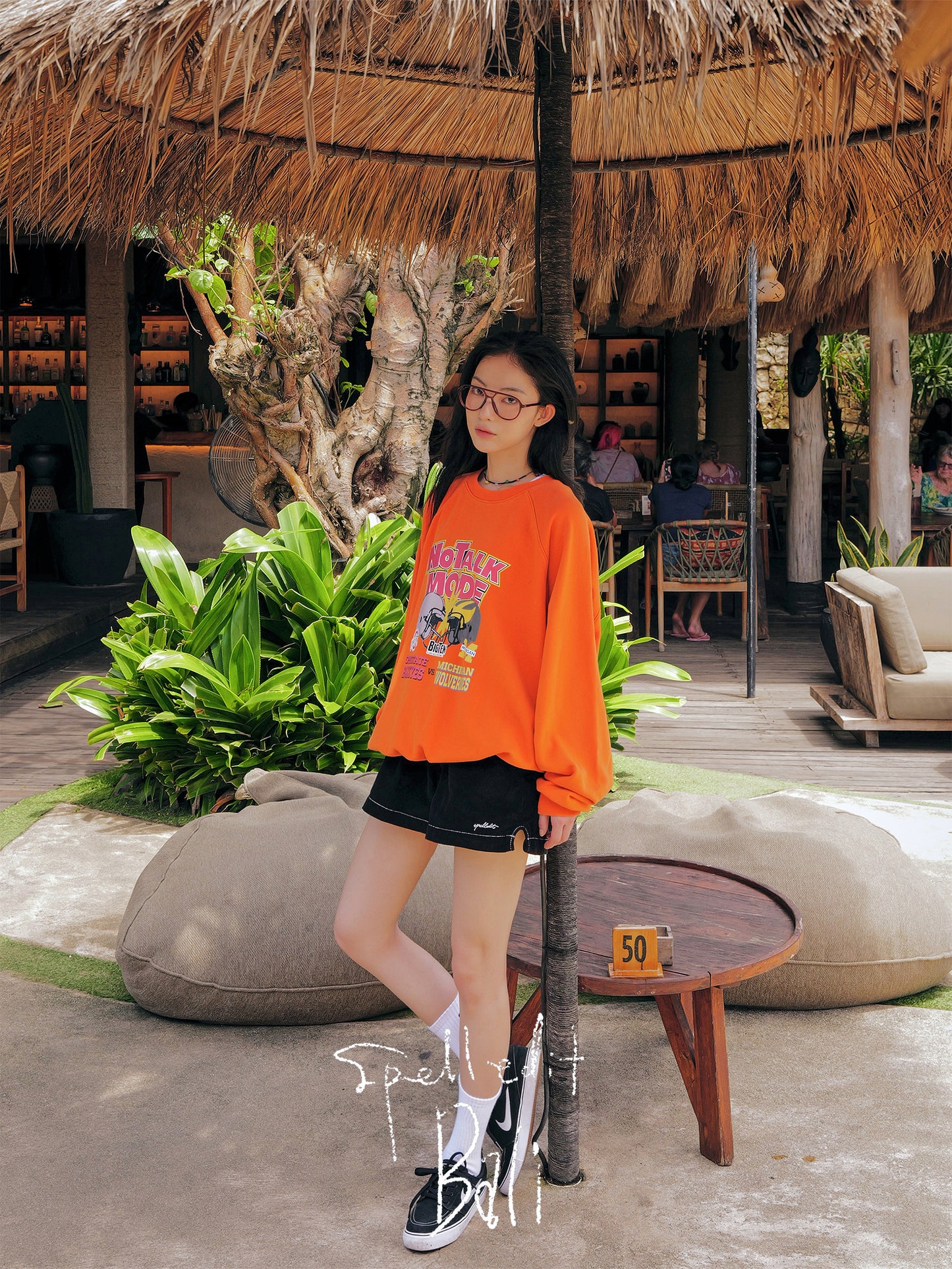 CORDUROY ELASTIC WAIST SHORTS