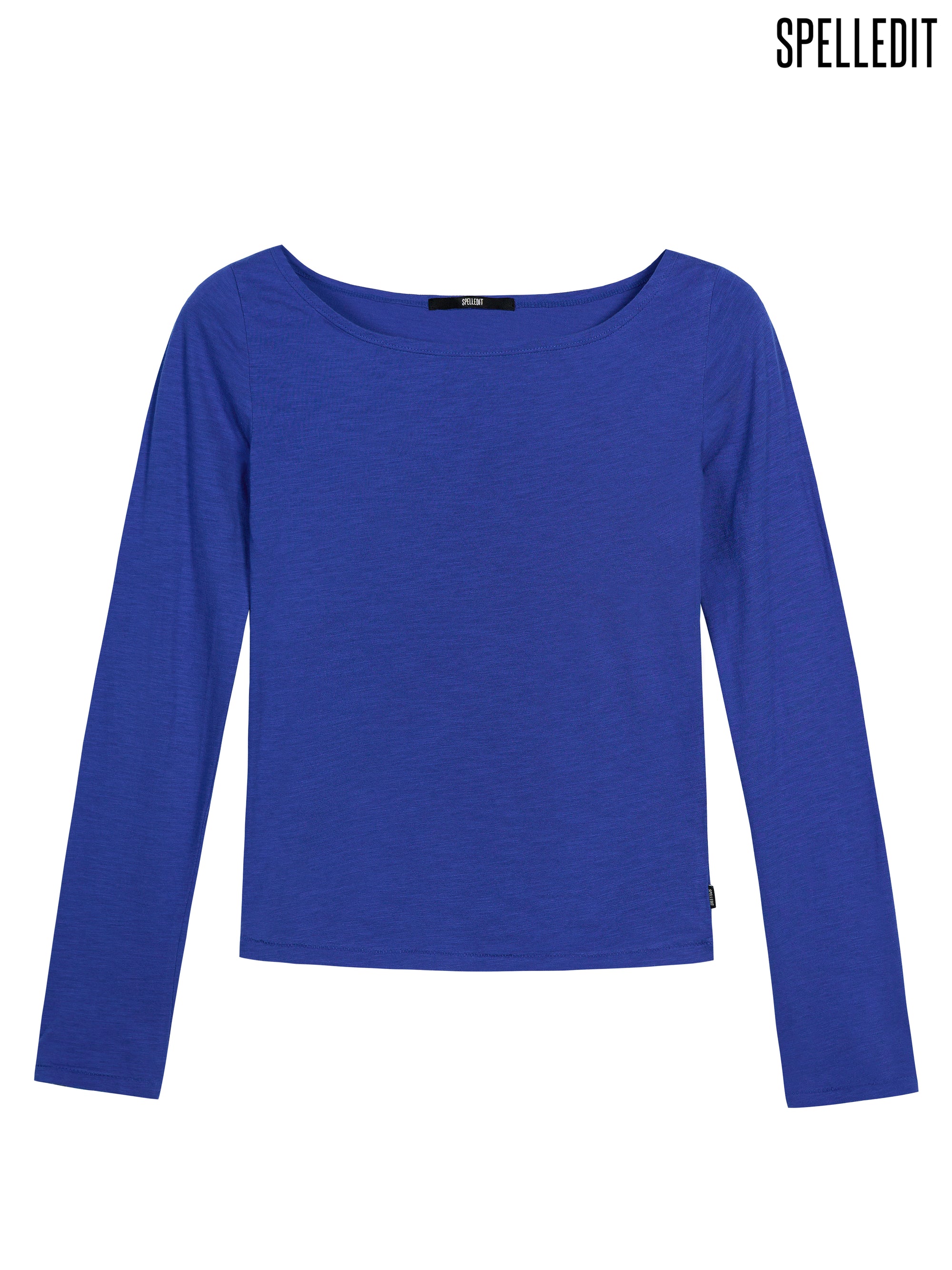 BOAT NECK LONG SLEEVE T-SHIRT