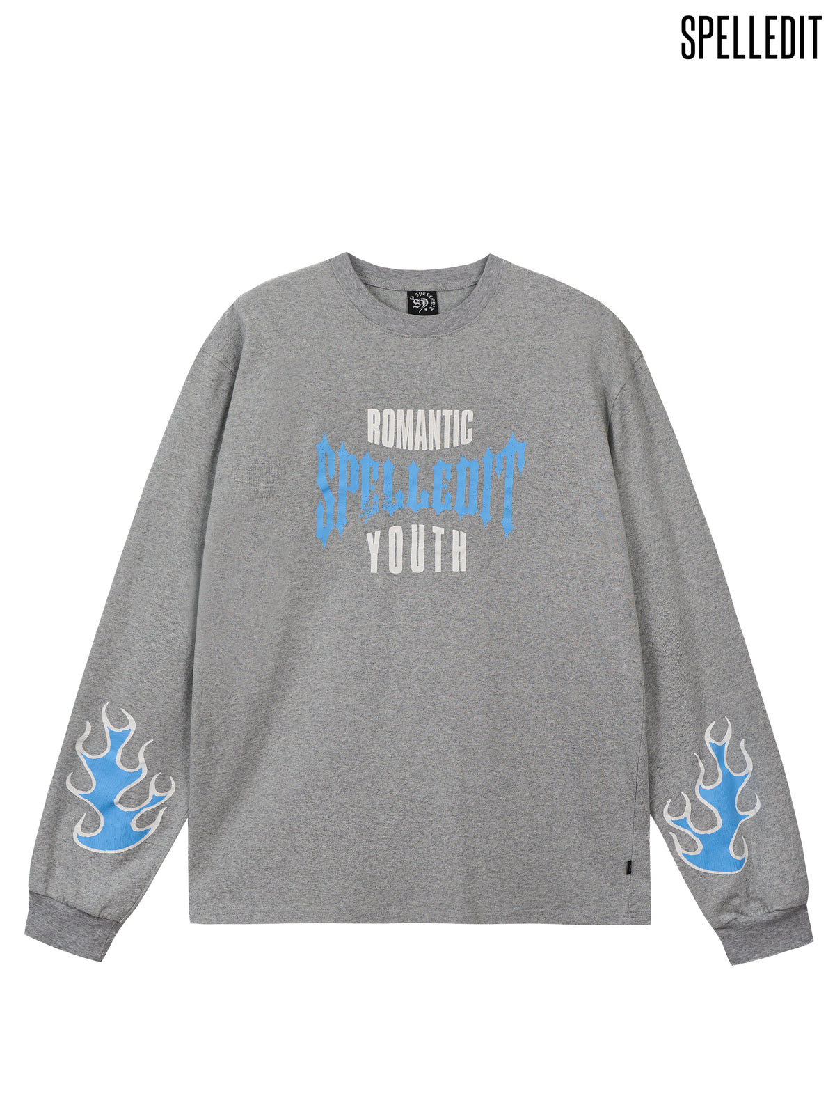 Romantic youth printed long sleeves tee
