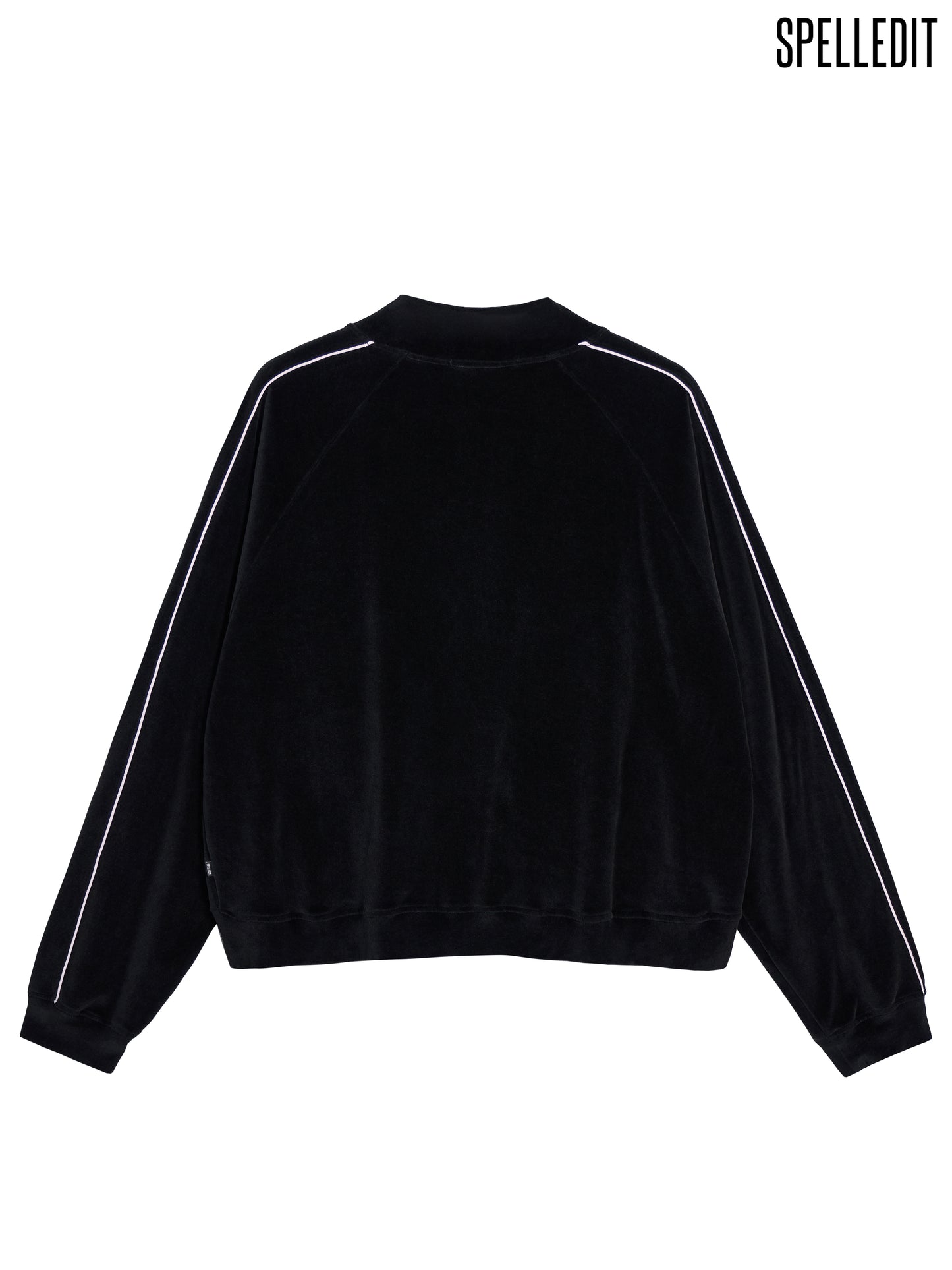 VELVET ZIP-UP ANORAK