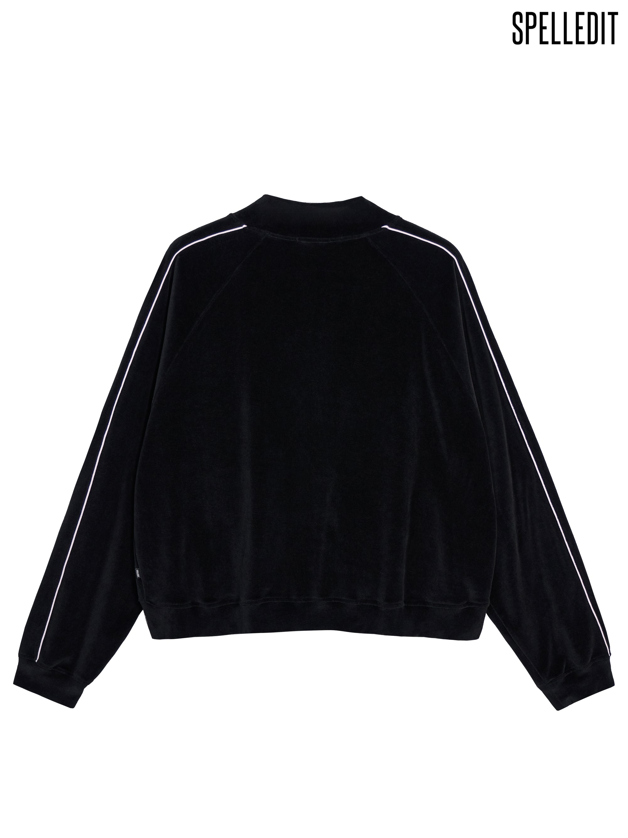 VELVET ZIP-UP ANORAK