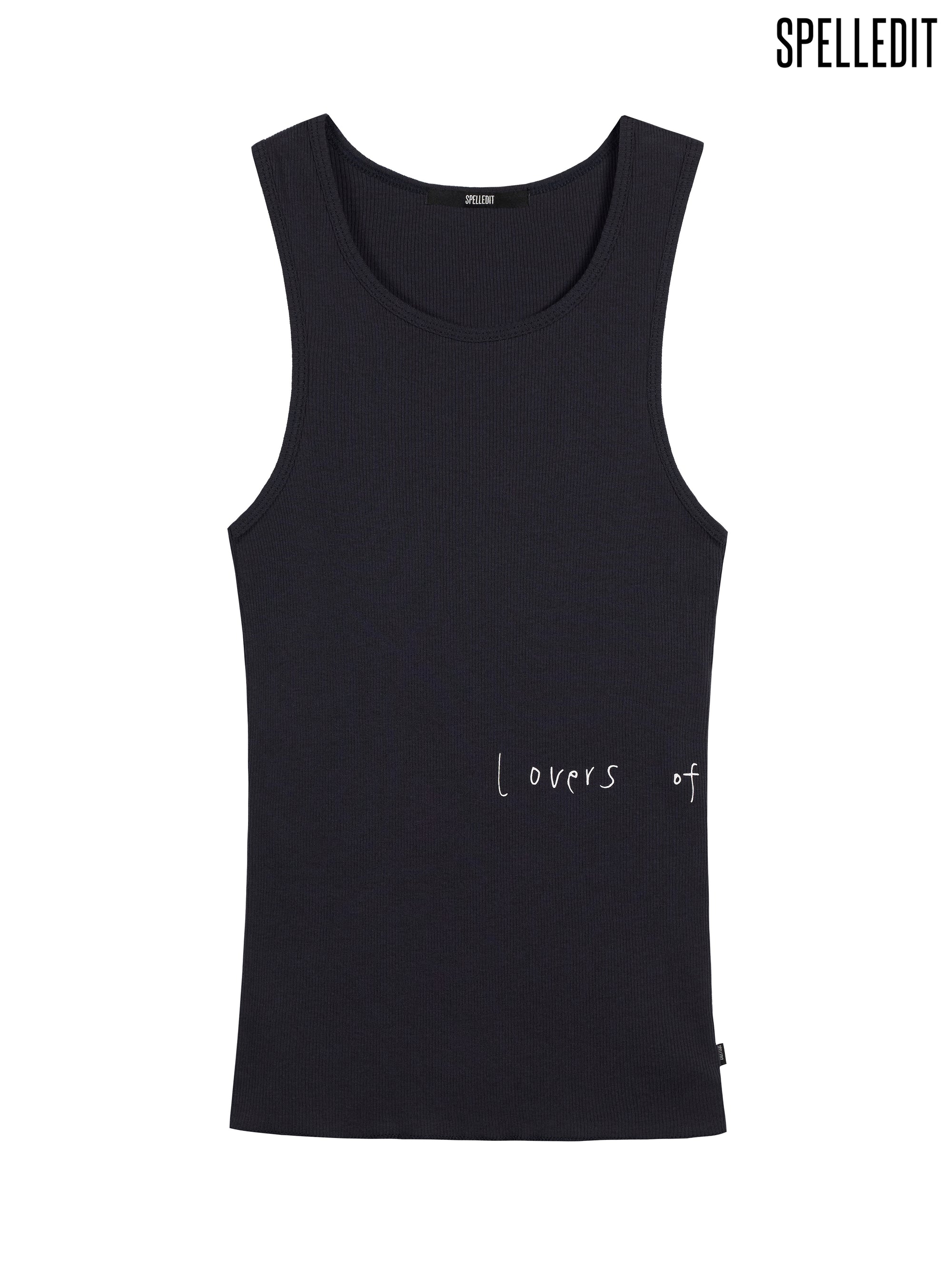SIDE LETTERING SLEEVELESS