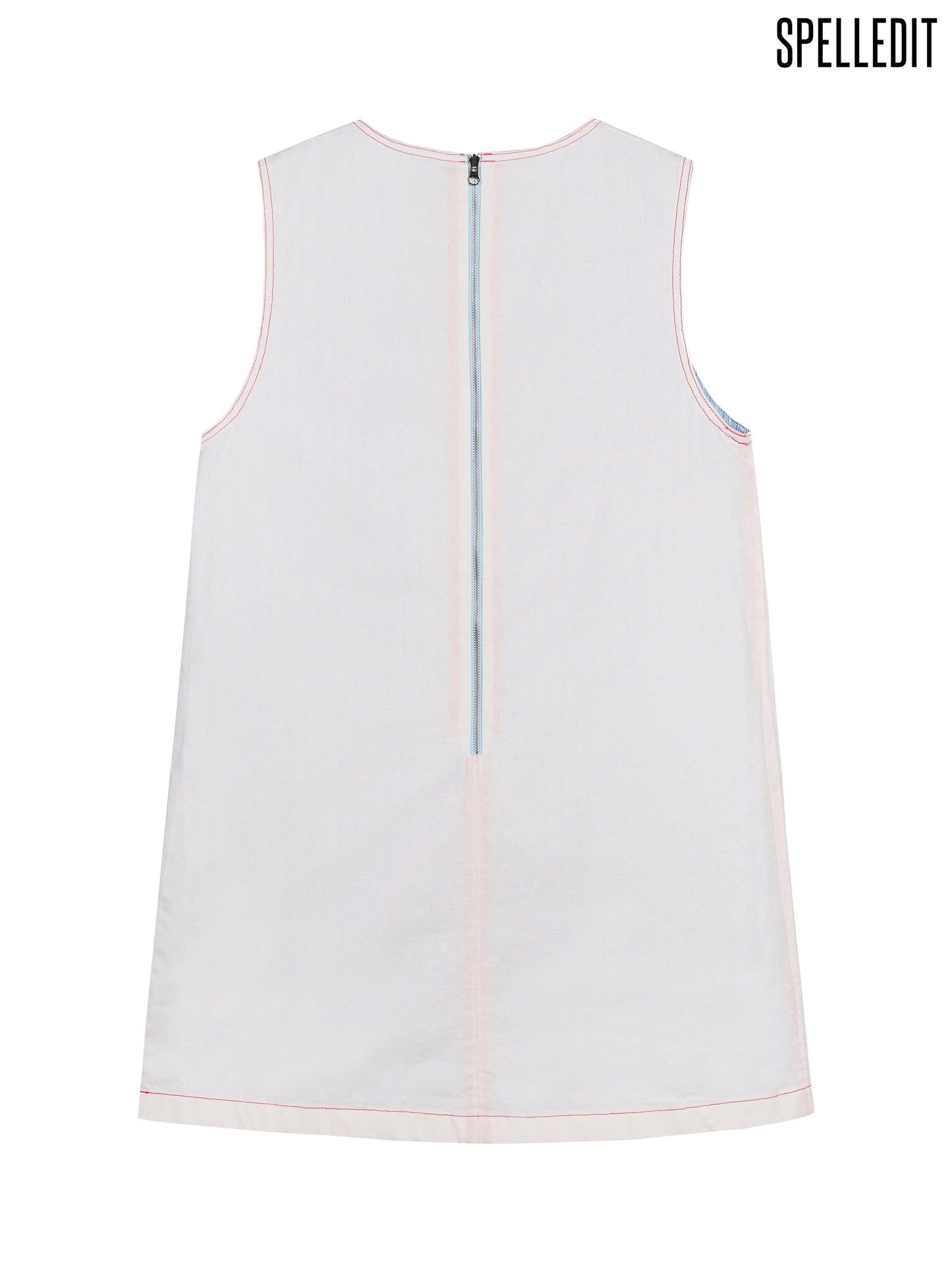 STRIPED REVERSIBLE SLEEVELESS DRESS