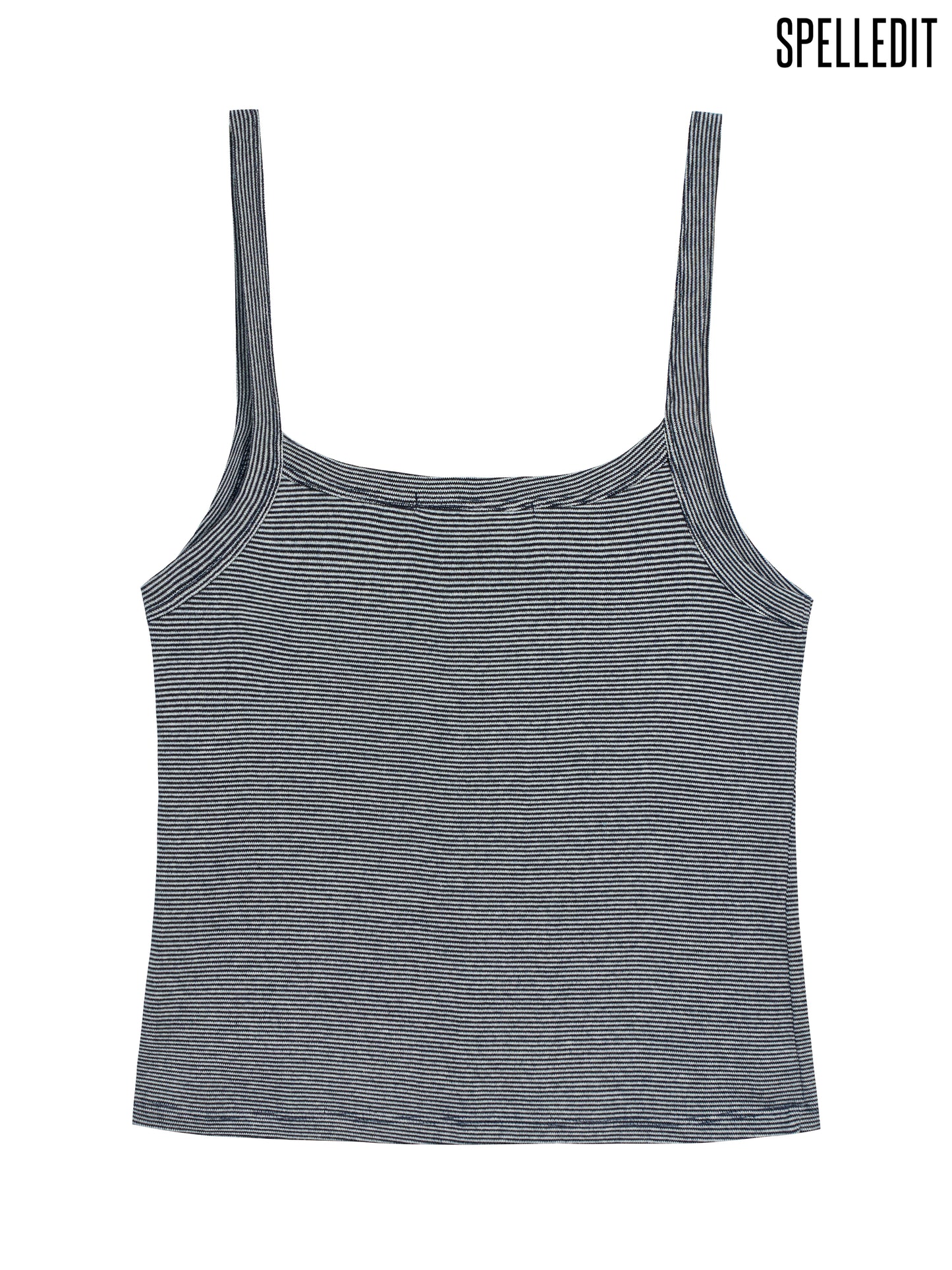 STRIPED SLIM TANK TOP