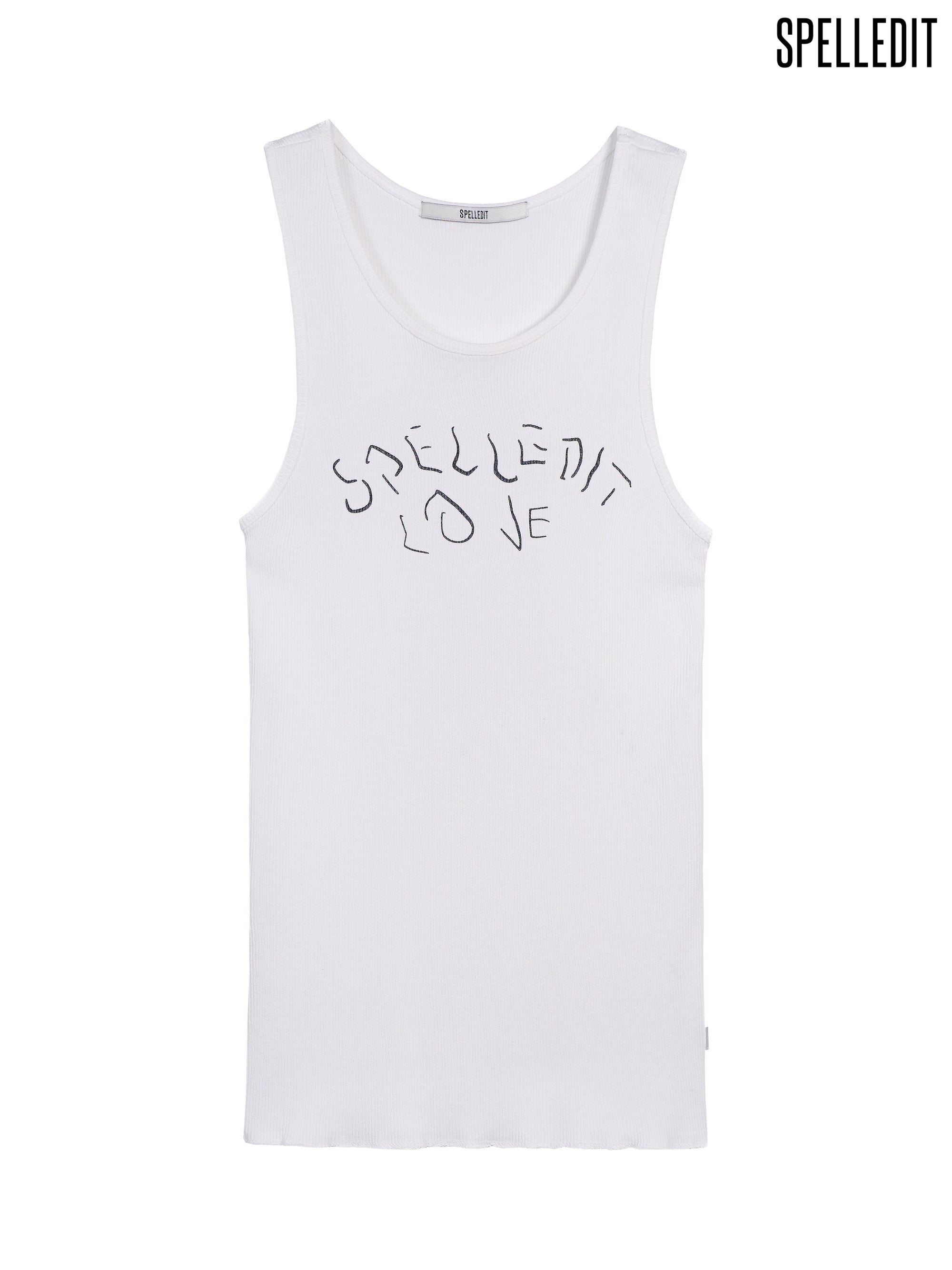 HANDWRITTEN LETTERING TANK TOP