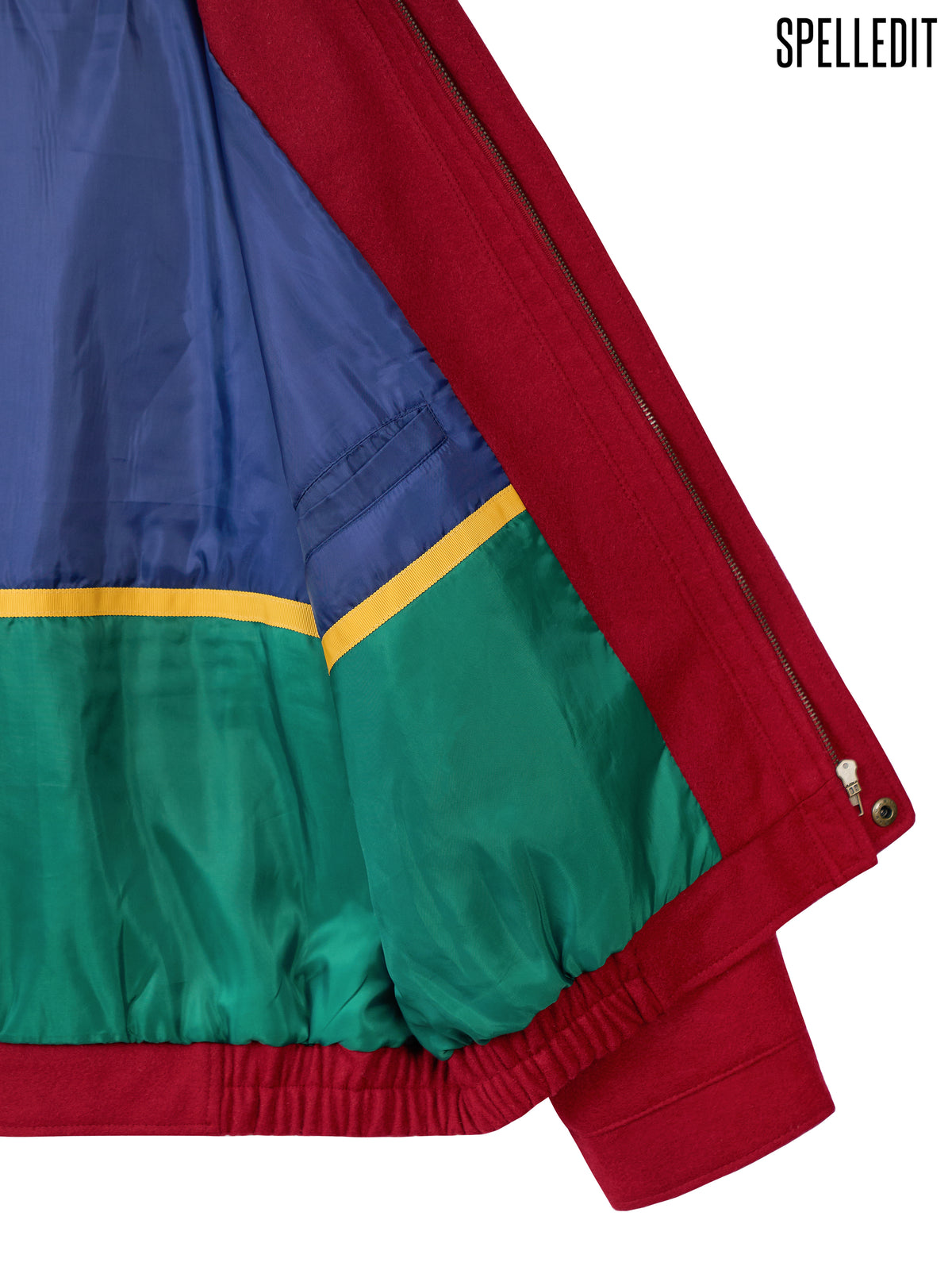 Melton Zip up Blouson