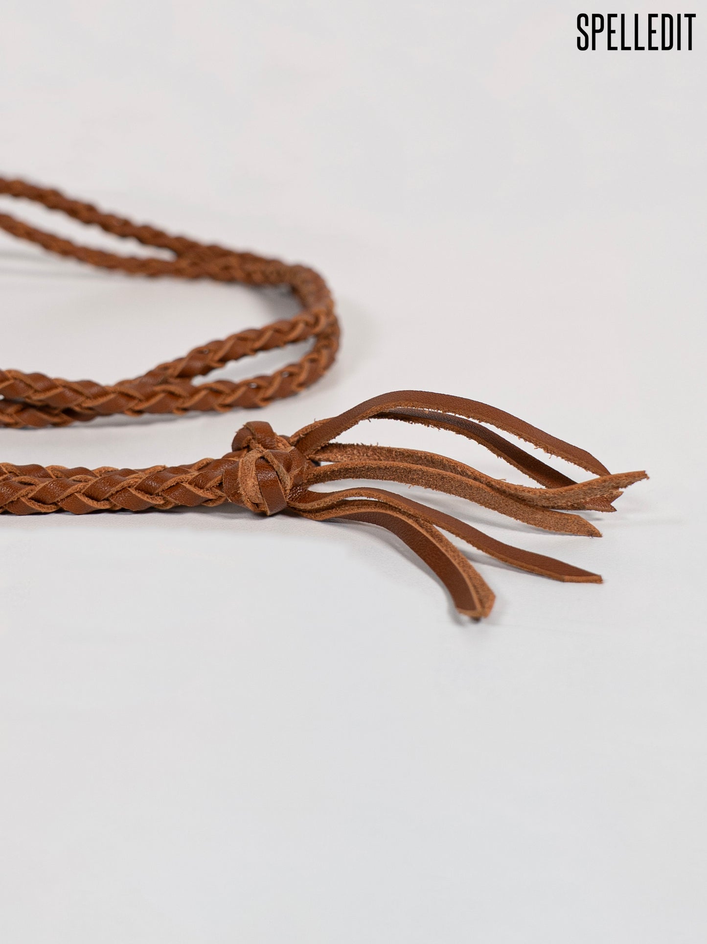 BRAIDED LEATHER BELT