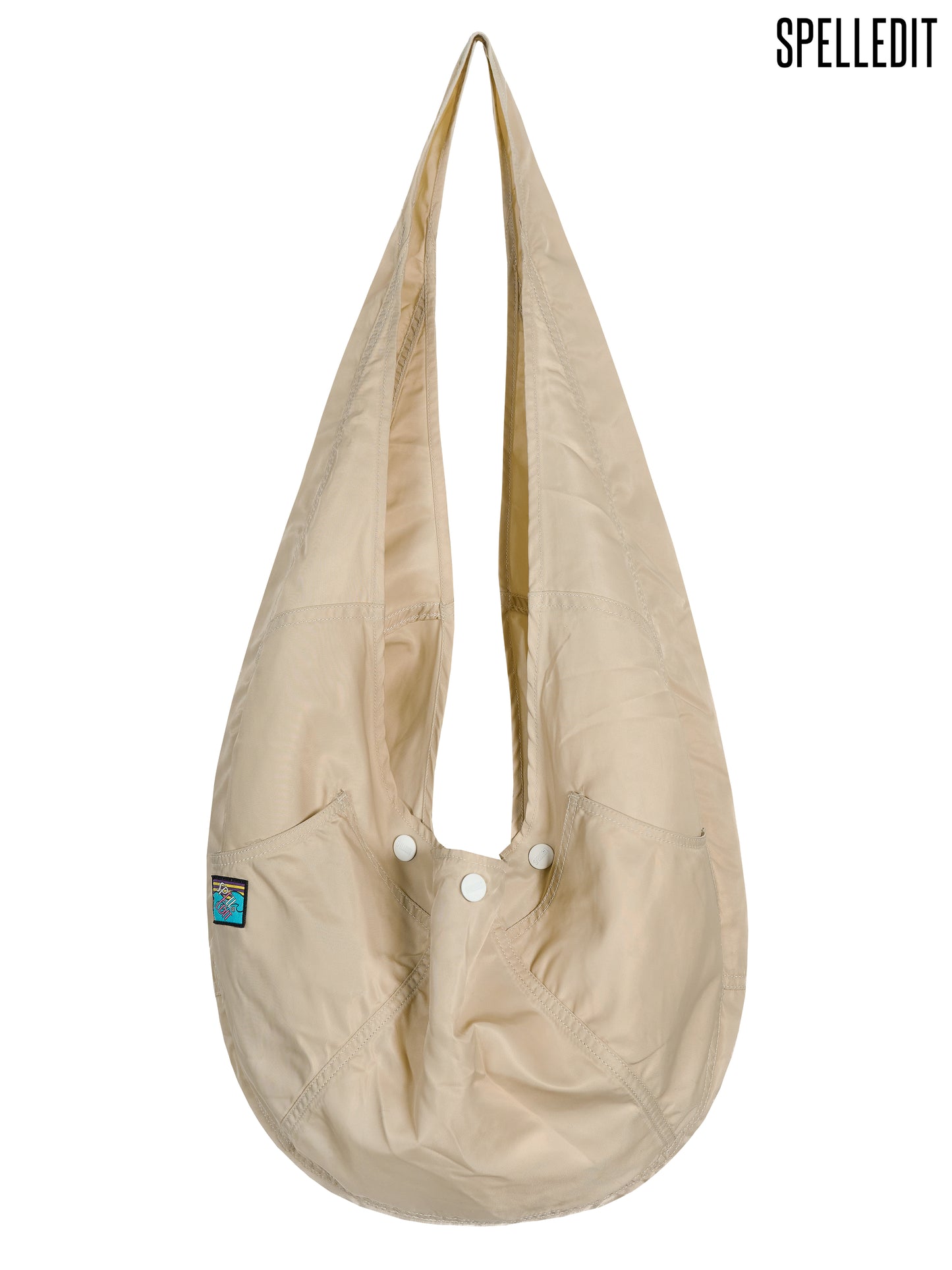 PANELLED NYLON BAG