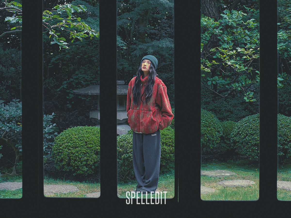 SPELL logo detailed frenchterry pants