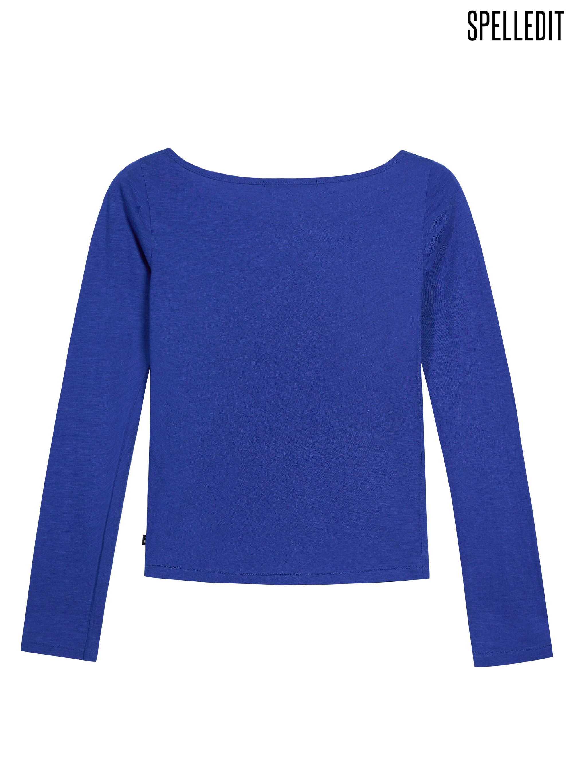 BOAT NECK LONG SLEEVE T-SHIRT