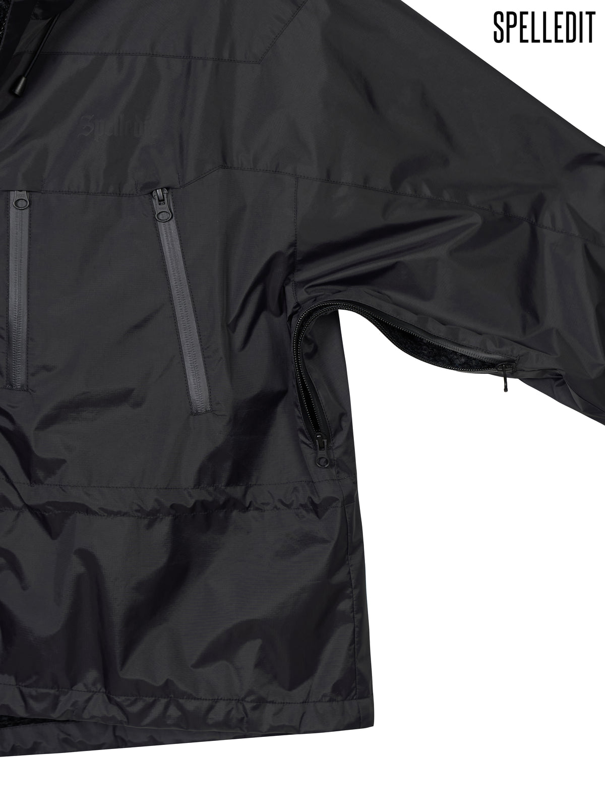 HOODED WINDBREAKER JACKET