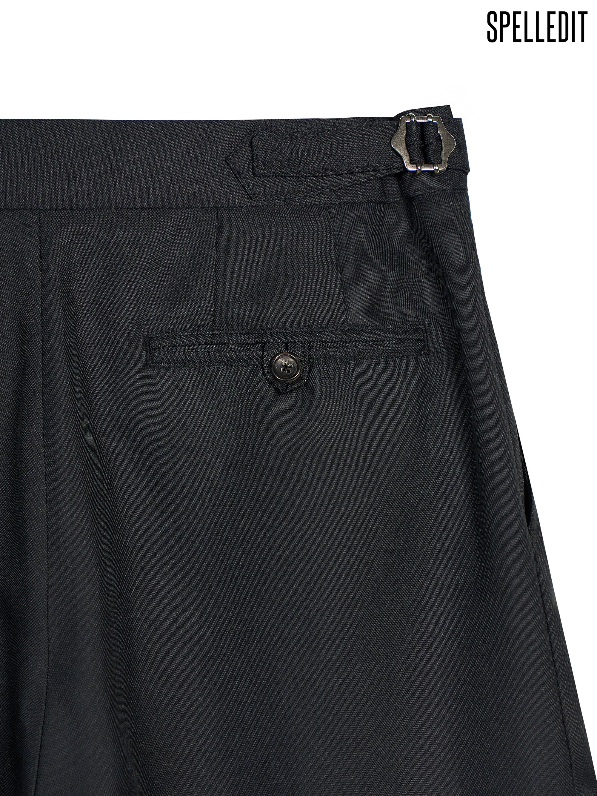 BUCKLE DETAIL SLACKS