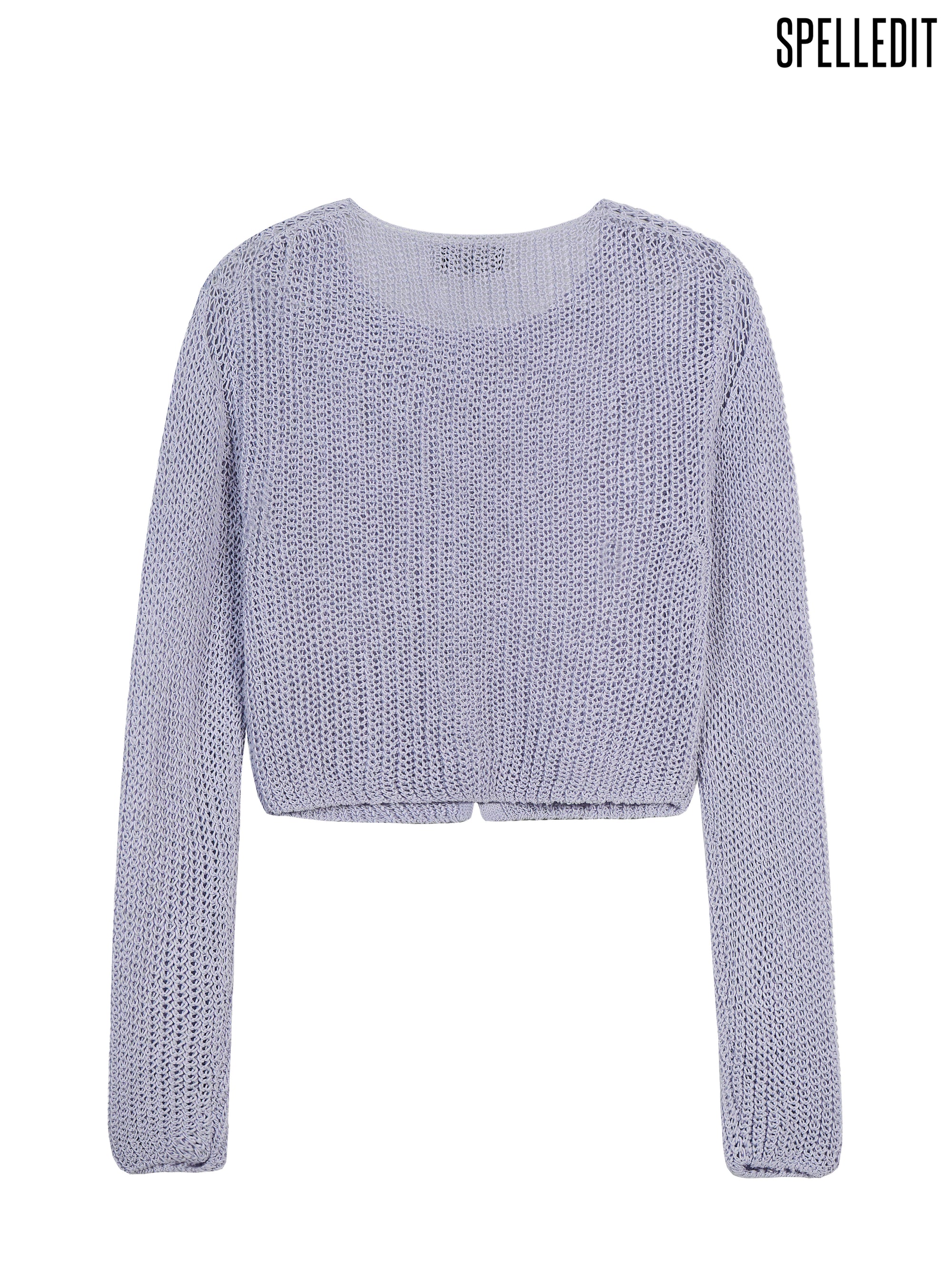 HACHI BOAT NECK CARDIGAN