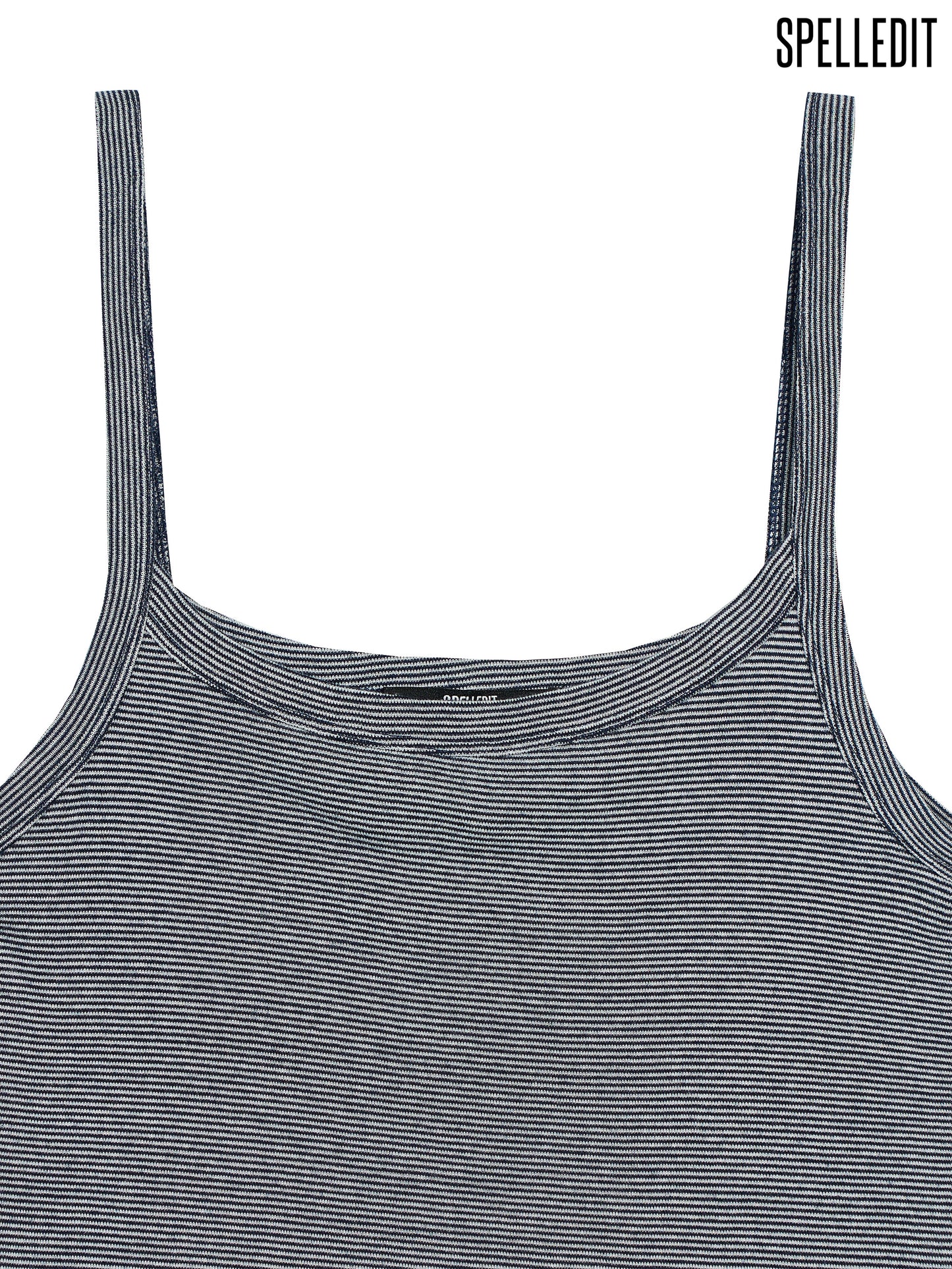 STRIPED SLIM TANK TOP