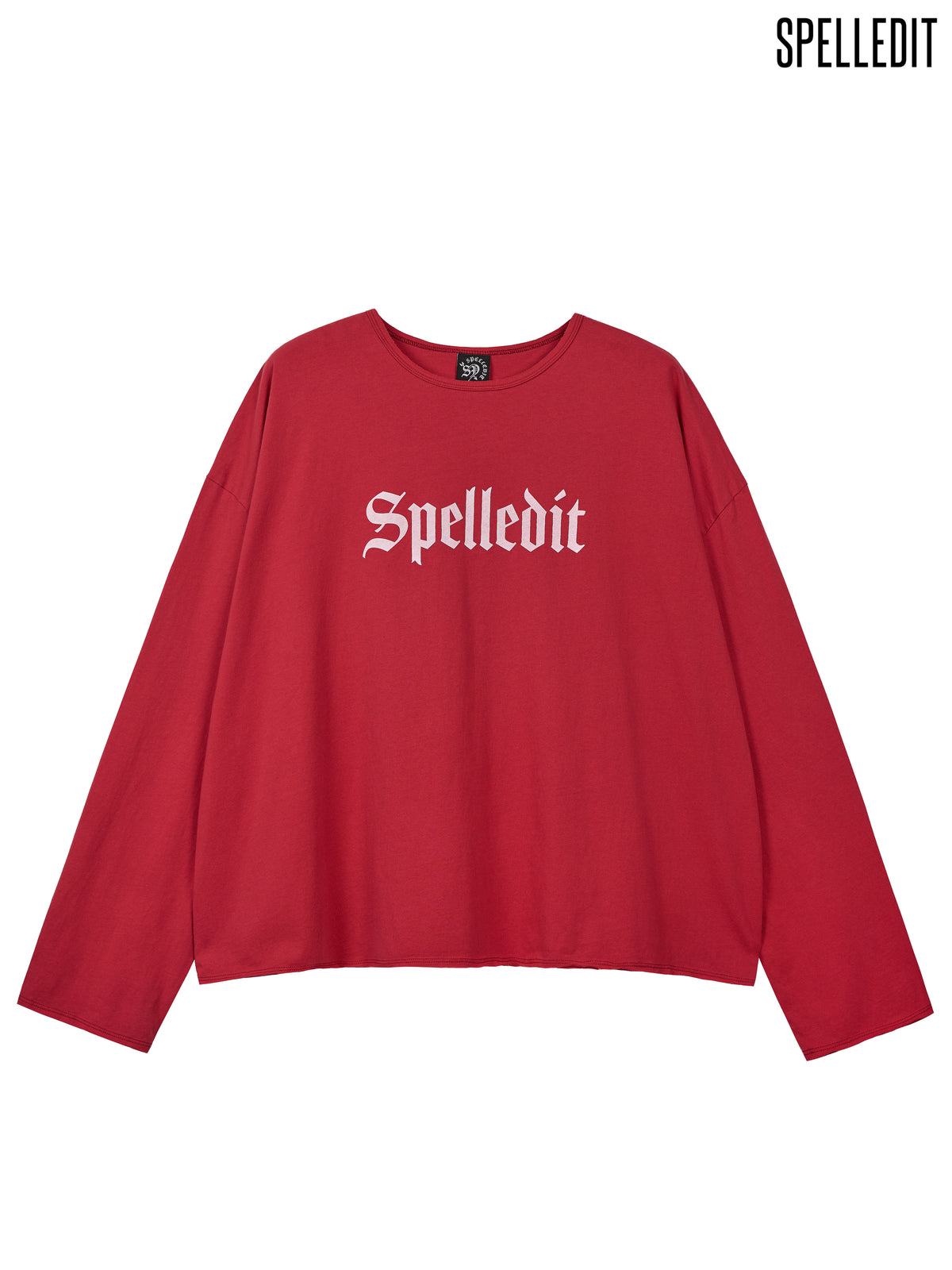 SPELL logo loose fit long sleeves tee