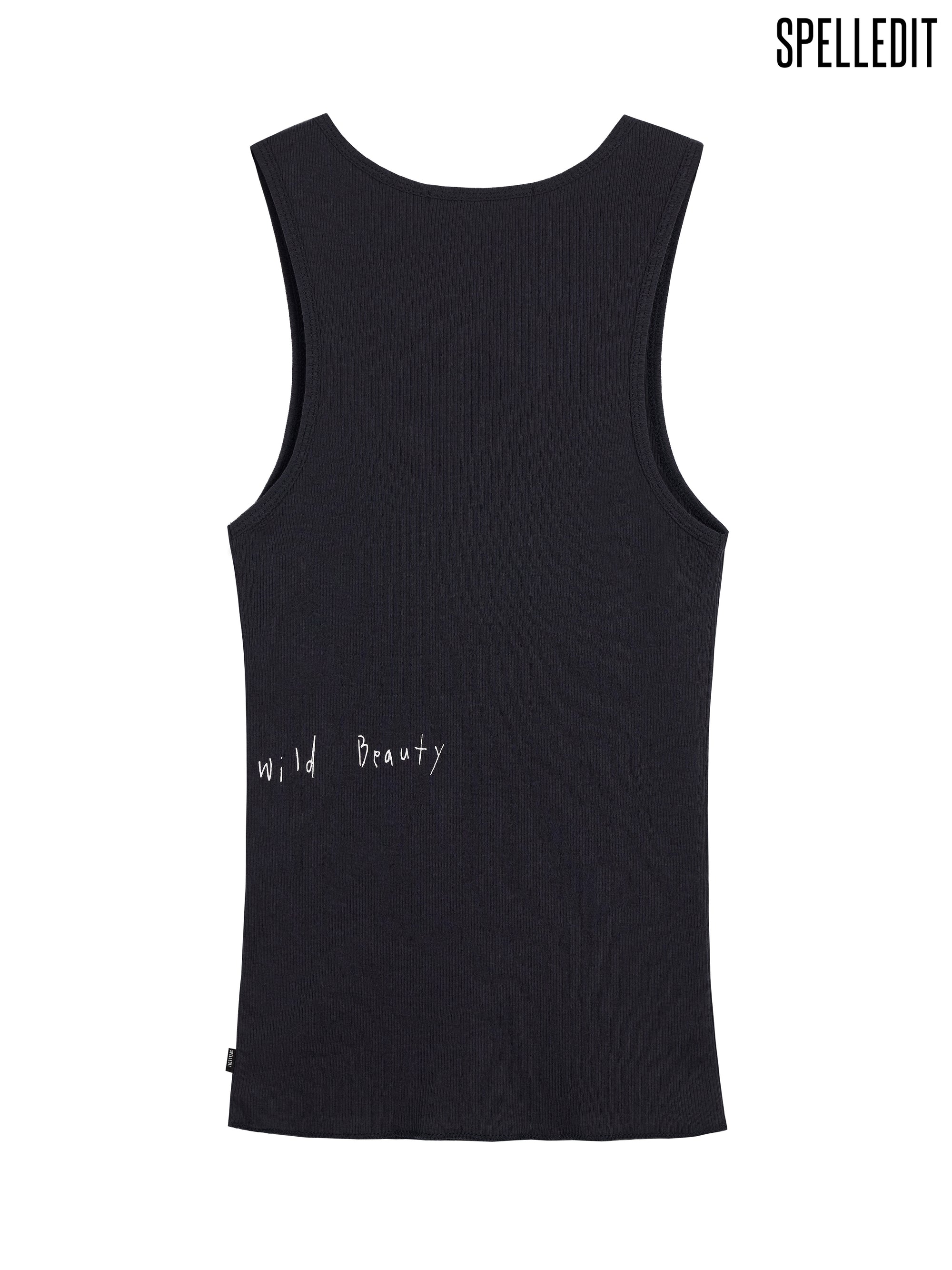 SIDE LETTERING SLEEVELESS